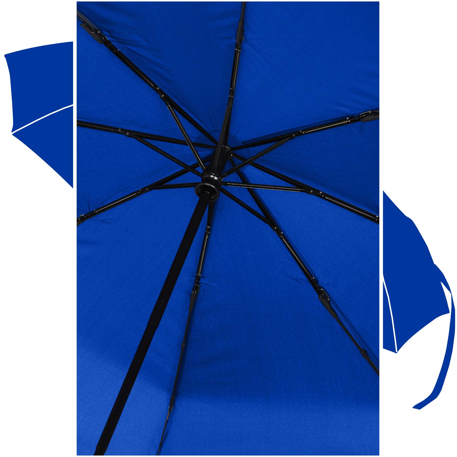 Gale 27" faltbarer RPET-Regenschirm mit automatischer Öffnungs- und Schließfunktion