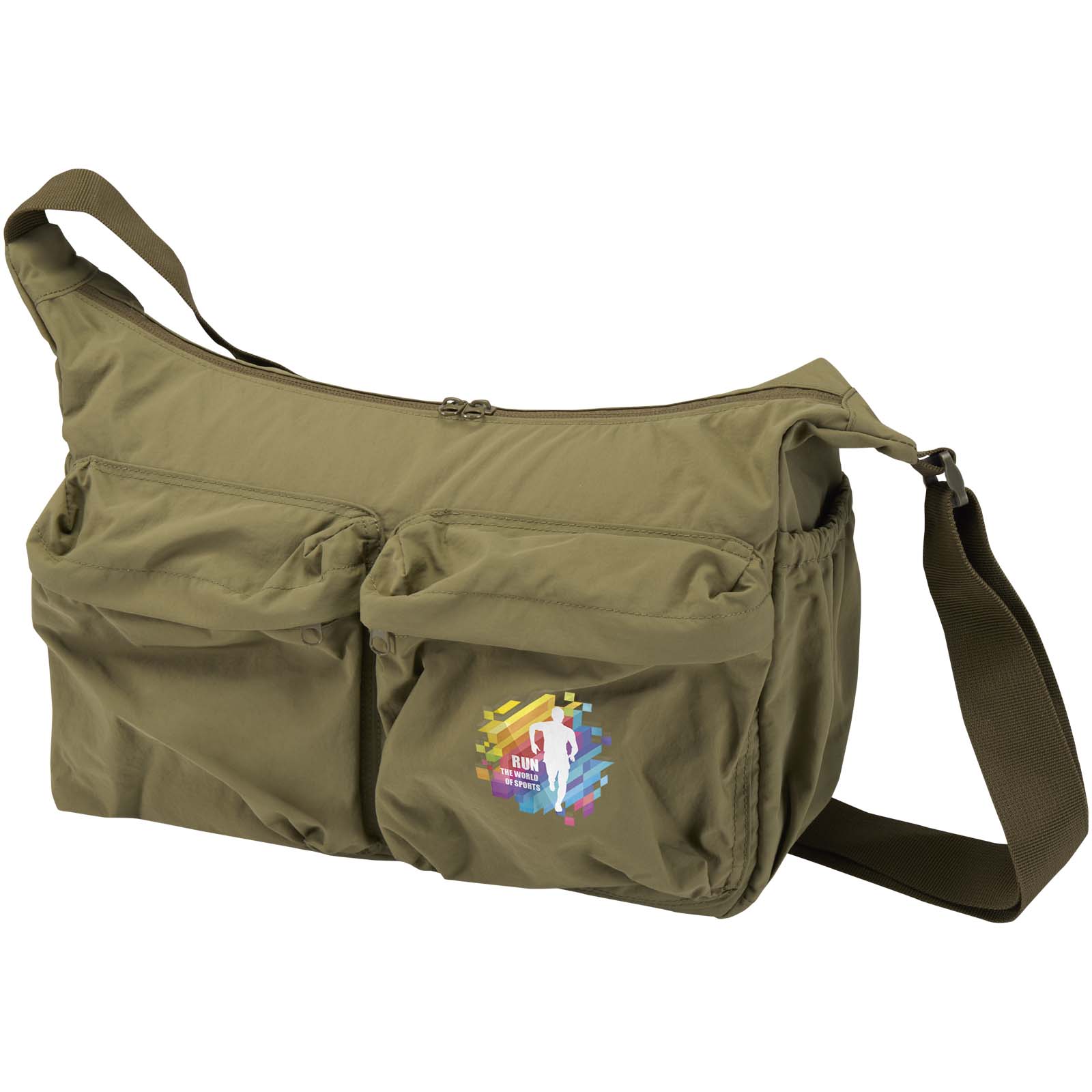 Calli 13" GRS Laptop Umhängetasche aus recyceltem Nylon