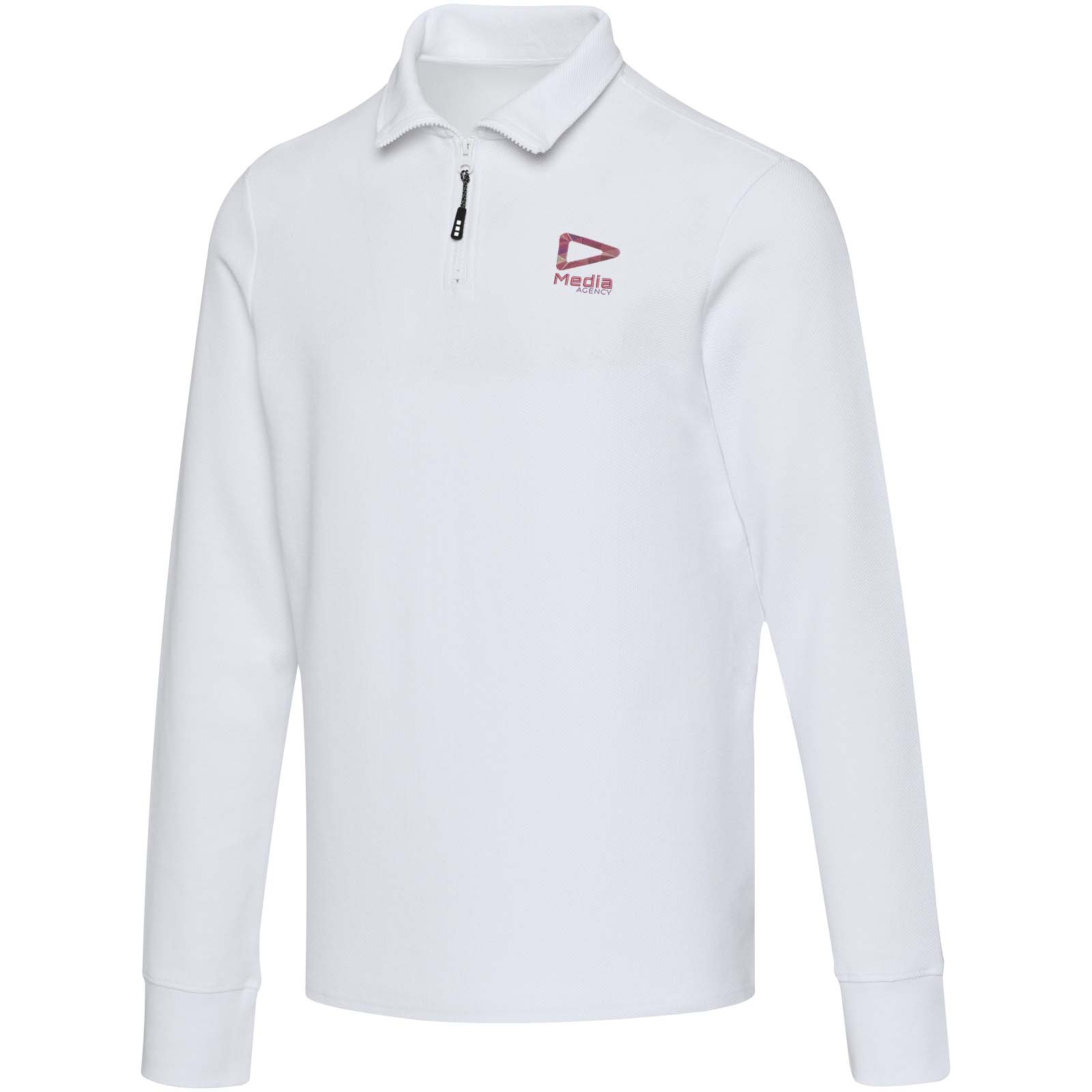Apollo Langarm Poloshirt Unisex mit Reißverschluss