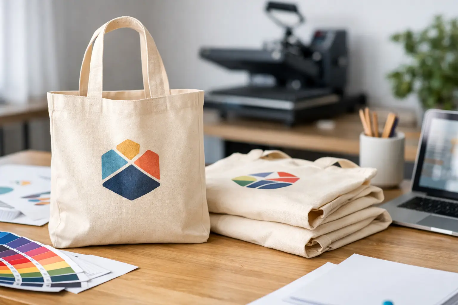 Baumwolltaschen mit Logo bestellen leicht gemacht
