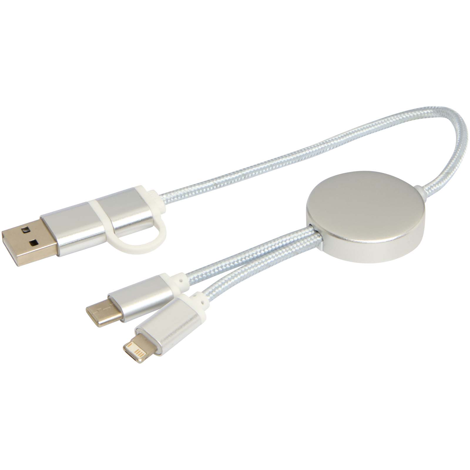 Alasia 30 cm 5-in-1 Kabel aus recyceltem Kunststoff für Datenübertragung und 27W Schnellladung