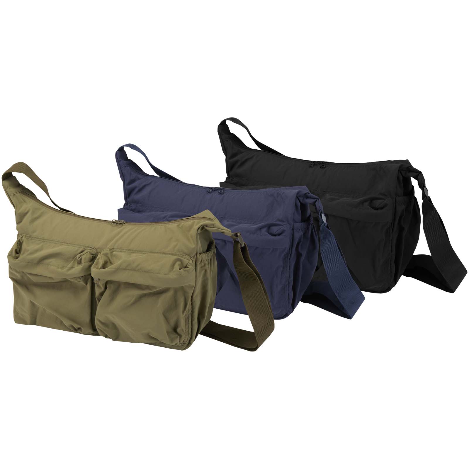 Calli 13" GRS Laptop Umhängetasche aus recyceltem Nylon