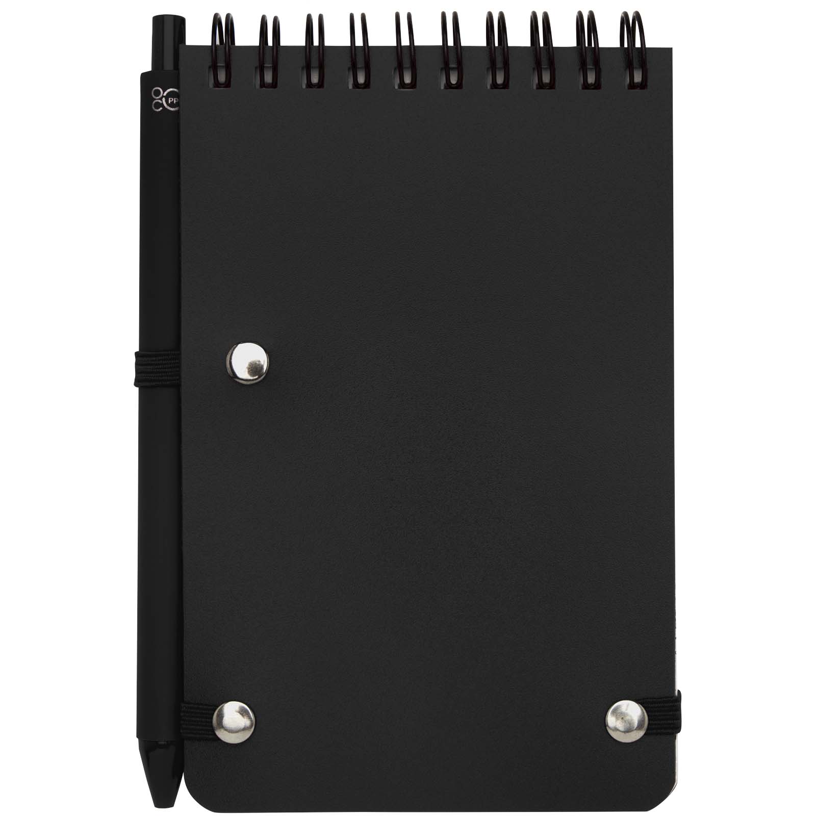 Thalaasa A6 Hardcover Notizbuch aus Ocean Bound Kunststoff mit Kugelschreiber (schwarze Mine)
