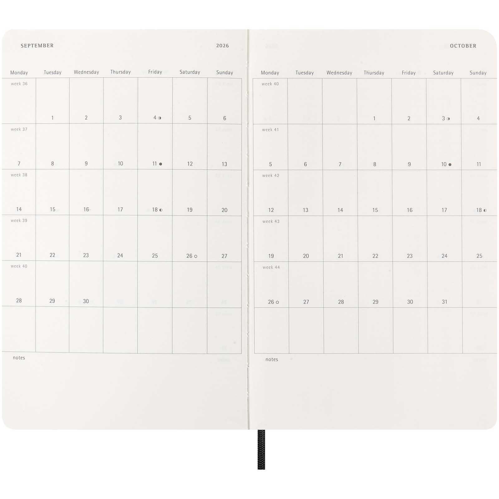 Moleskine Softcover 12 Monate Tageskalender