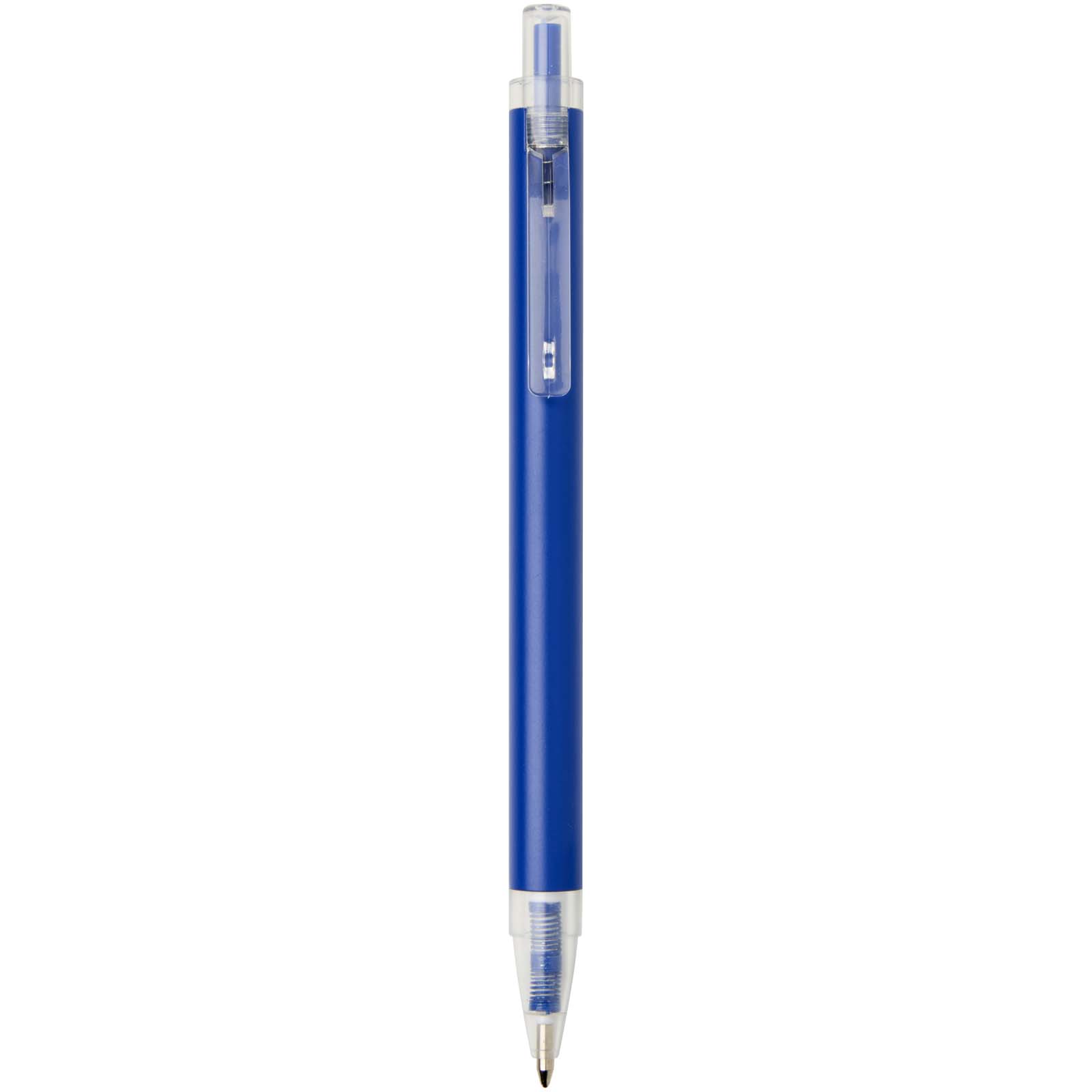 Spectrum Kugelschreiber aus recyceltem Aluminium blaue Tinte