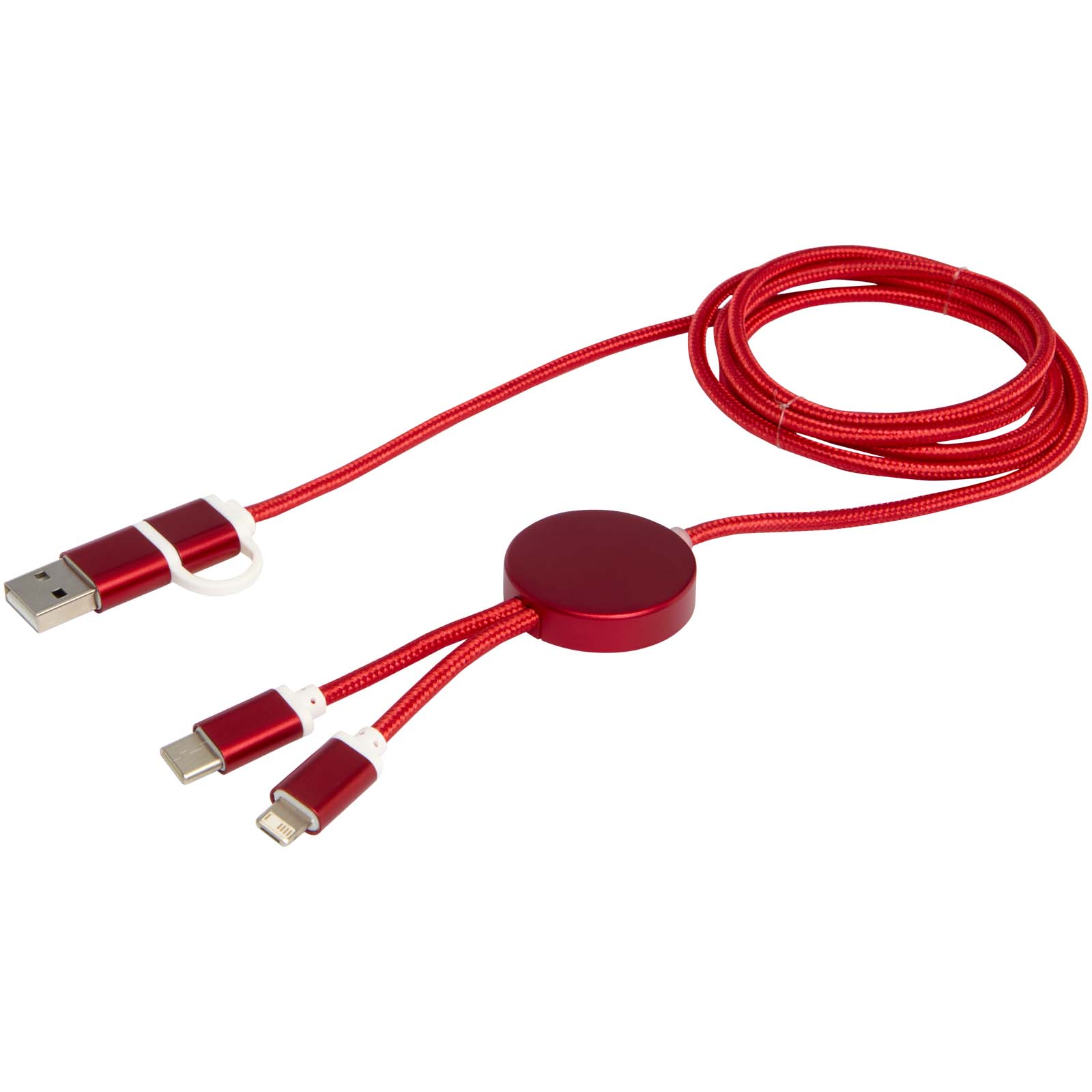 Alasia 150 cm 5-in-1 Kabel aus recyceltem Kunststoff für Datenübertragung und 27W Schnellladung