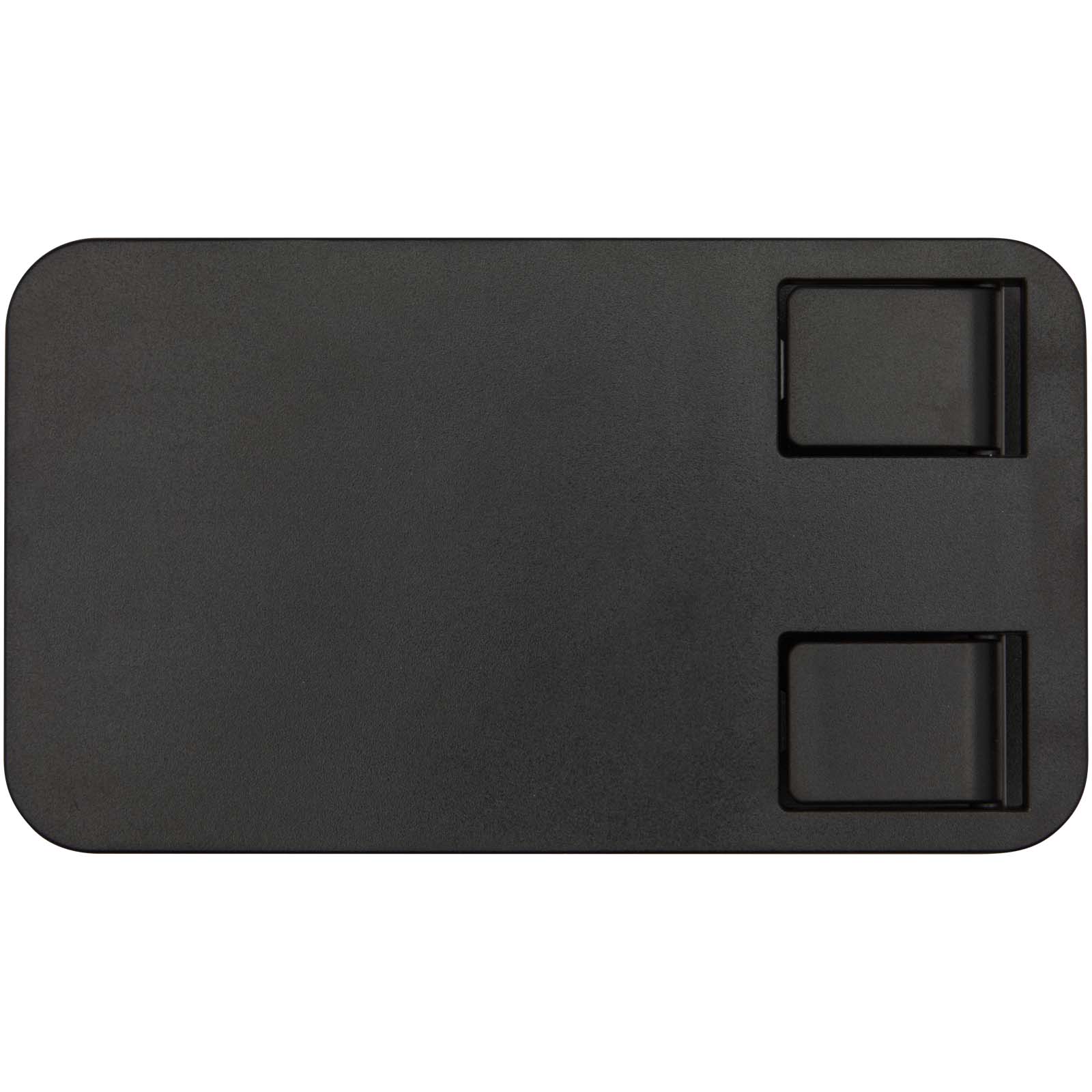 Alhena Klappbare Smartphonehalterung aus recyceltem Kunststoff mit Metallständer für den Schreibtisch