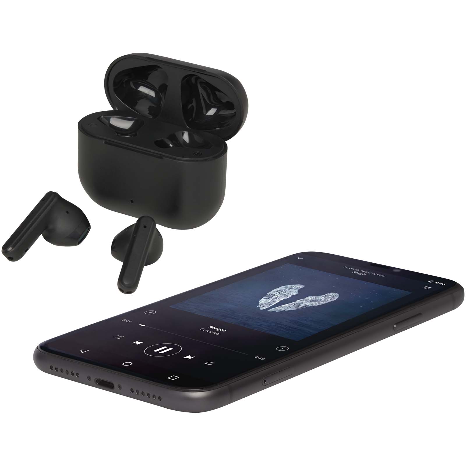 Altais True Wireless Bluetooth® Headset aus recyceltem Kunststoff