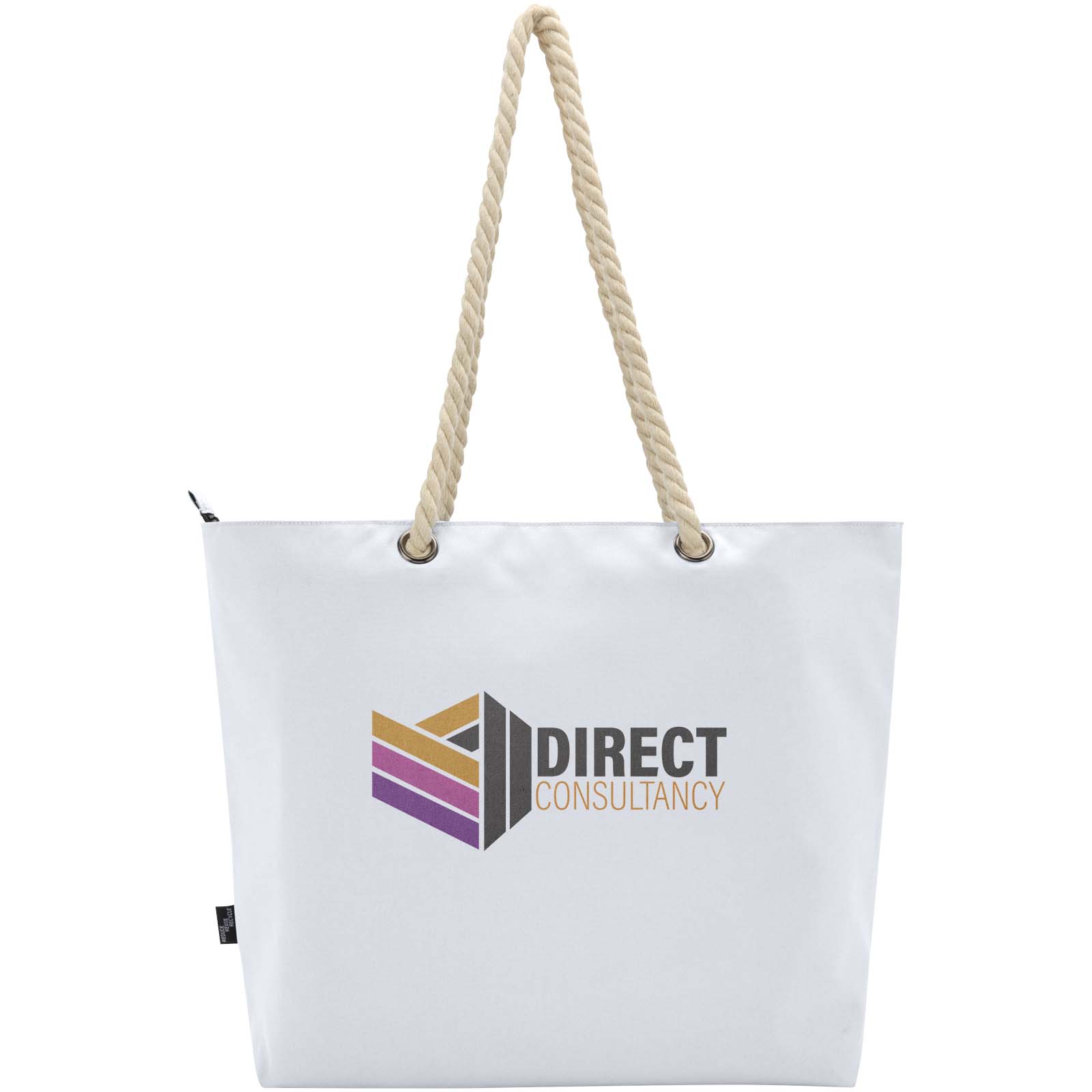 Panama Strandkühltasche mit Kordelgriffen aus recyceltem GRS-Material, 23L