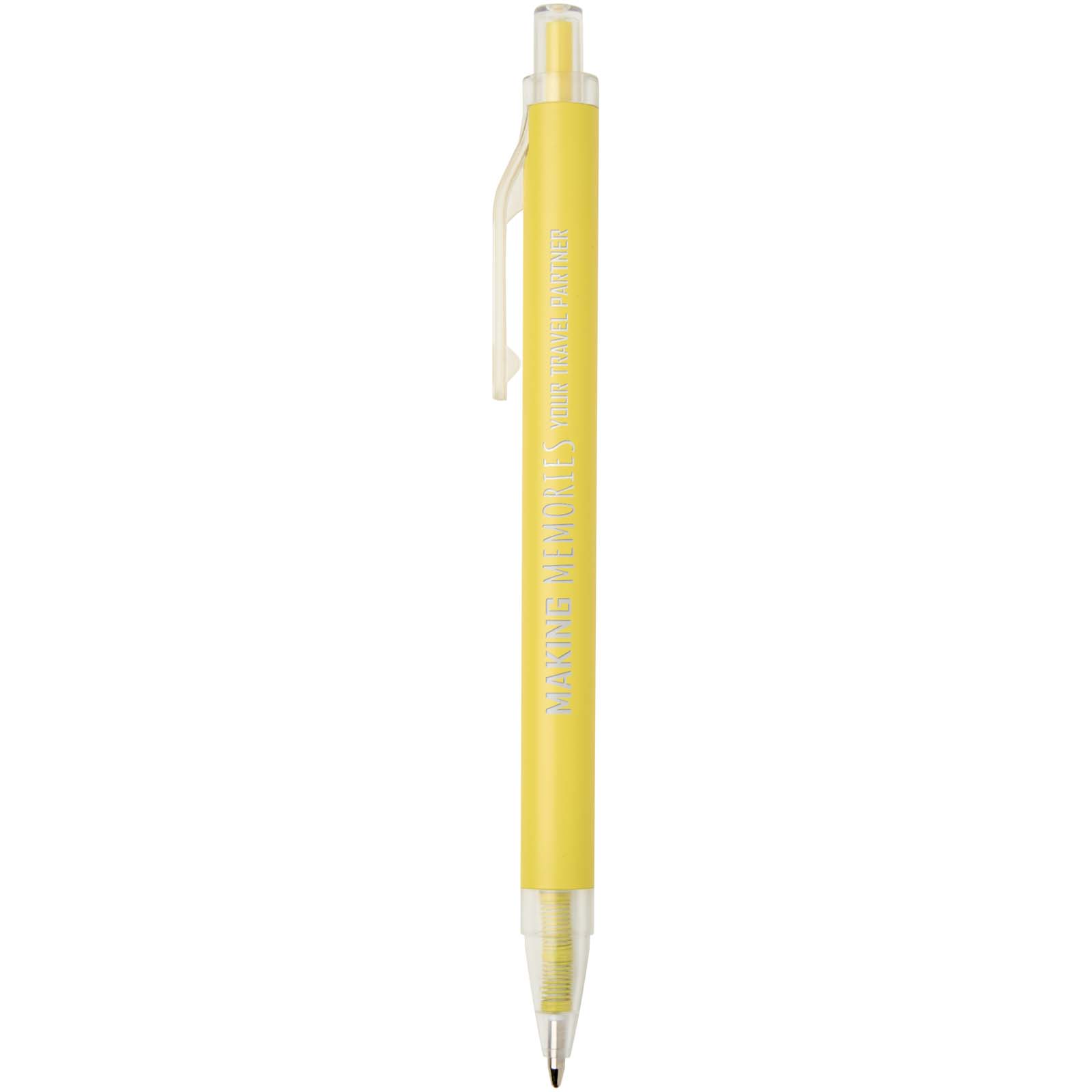 Spectrum Kugelschreiber aus recyceltem Aluminium blaue Tinte