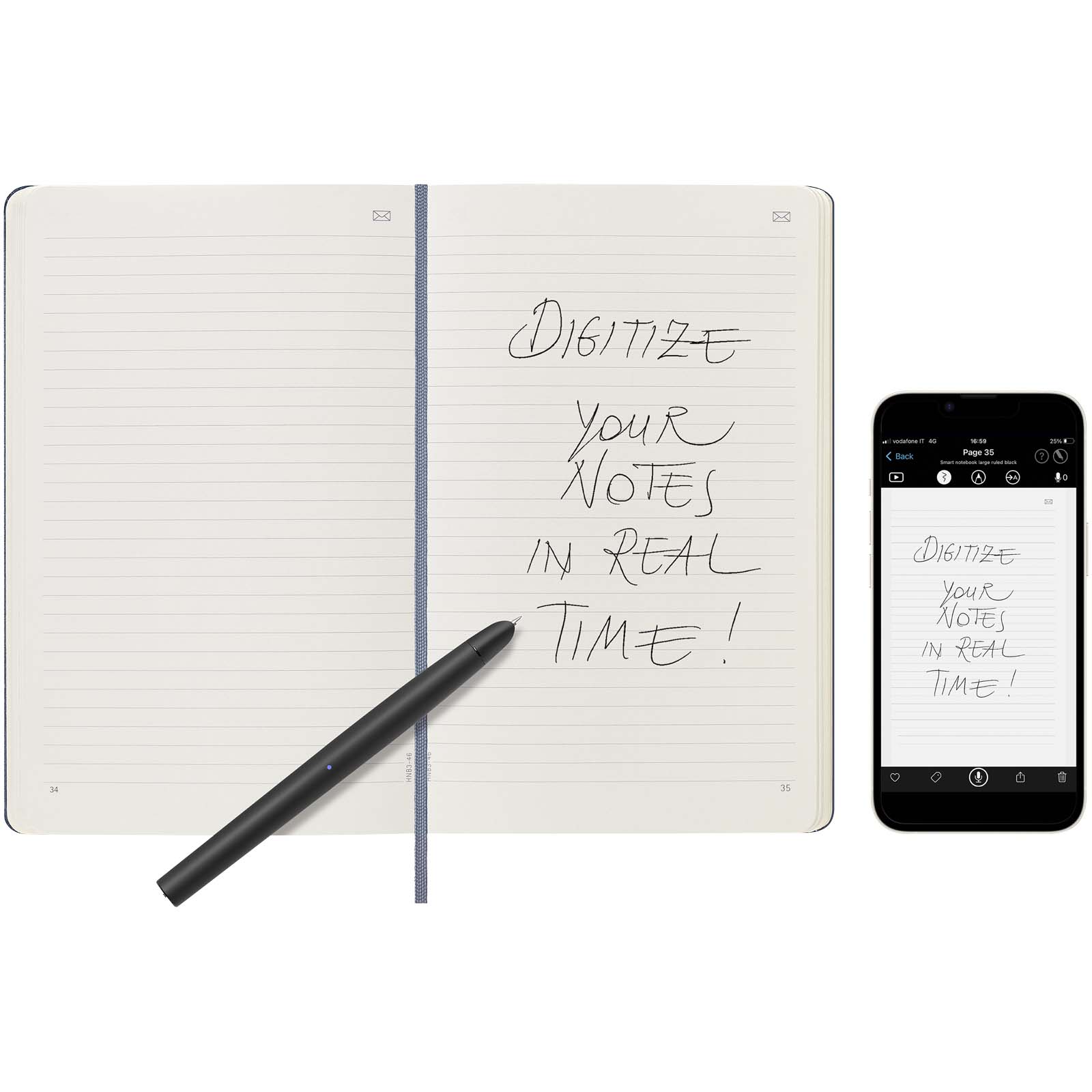 Moleskine Large Smart Notizbuch – liniert