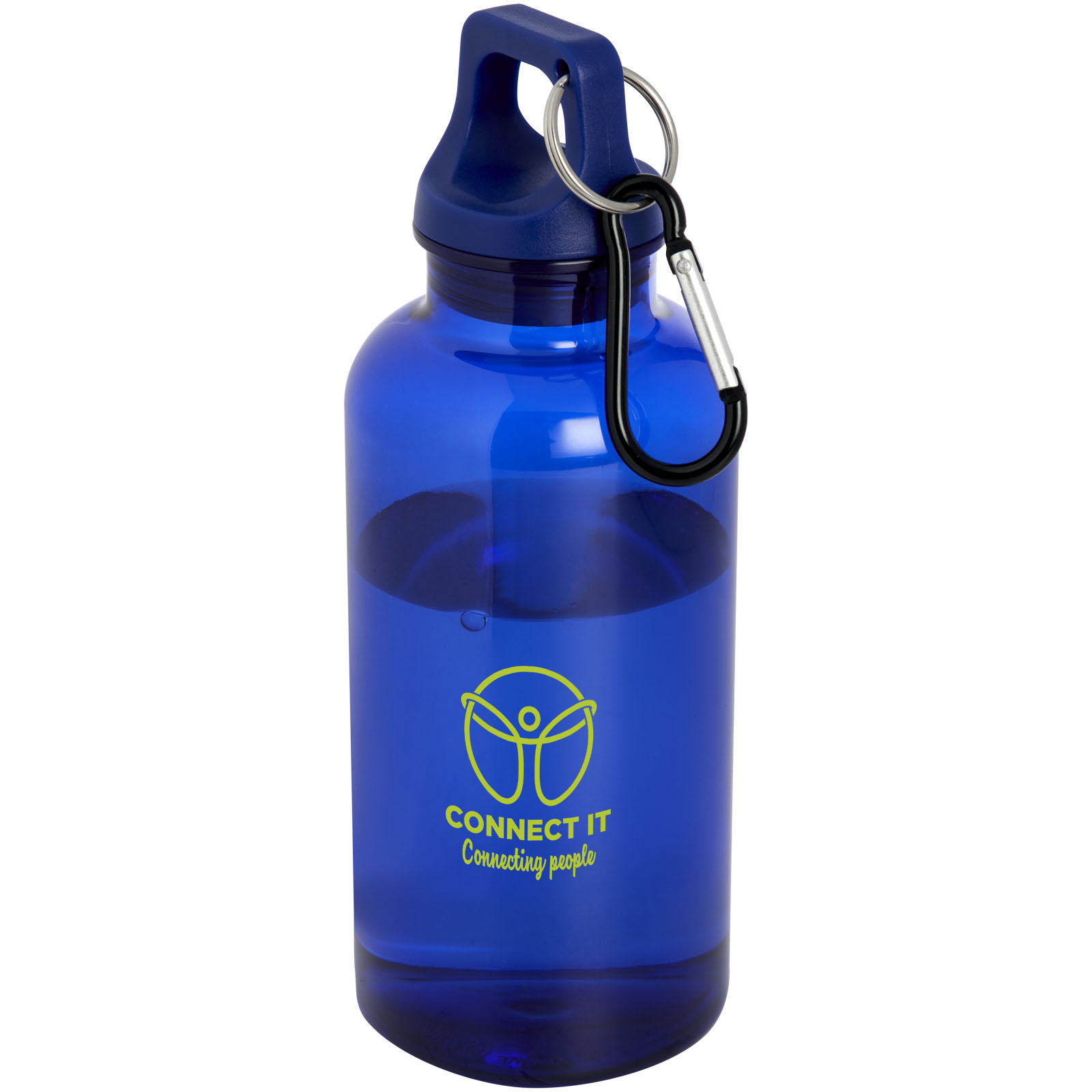 Oregon 400 ml RCS-zertifizierte Trinkflasche aus recyceltem Kunststoff mit Karabiner 