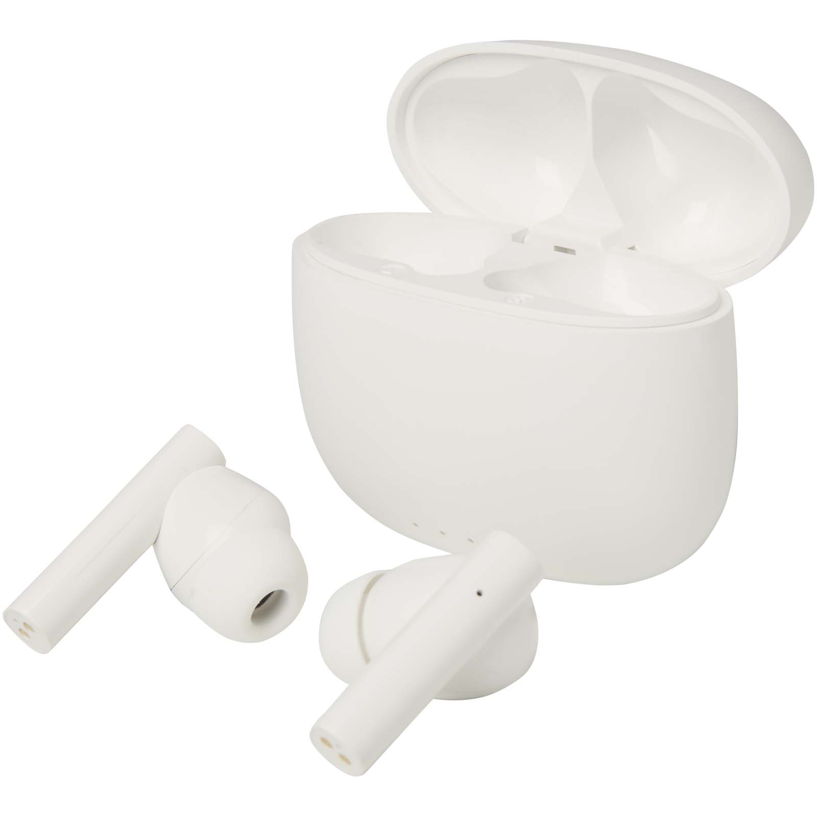 Alterf True Wireless Bluetooth® Headset aus recyceltem Kunststoff mit Silikon-Ohrstöpseln