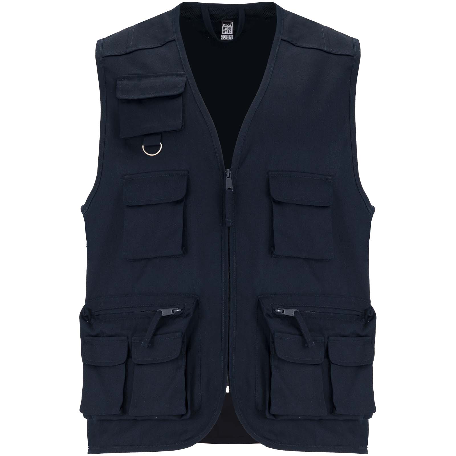 Venera Arbeitsweste mit V-Ausschnitt und mehreren Taschen, 200 g/m2