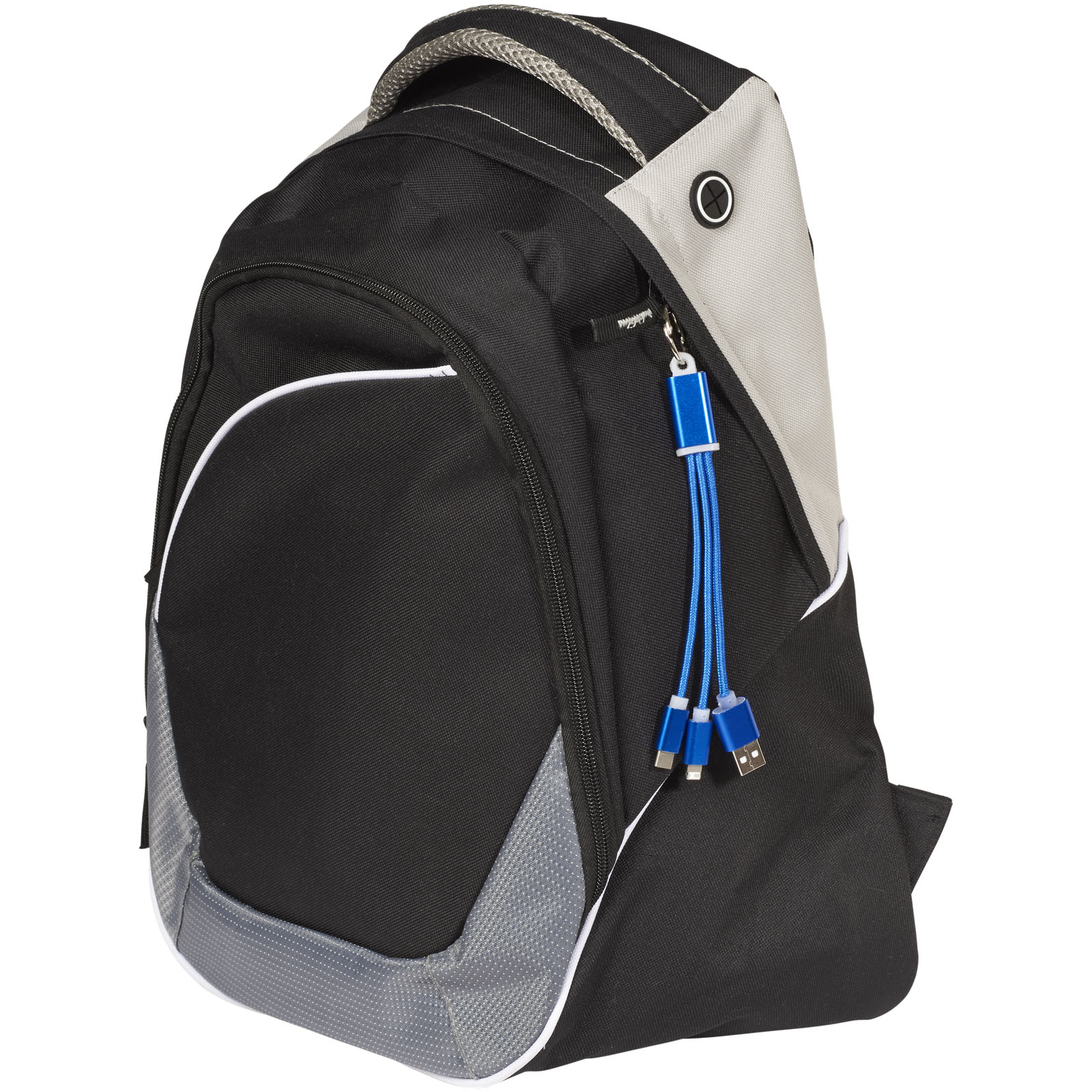 Metal 3-in-1 Ladekabel mit Schlüsselanhänger