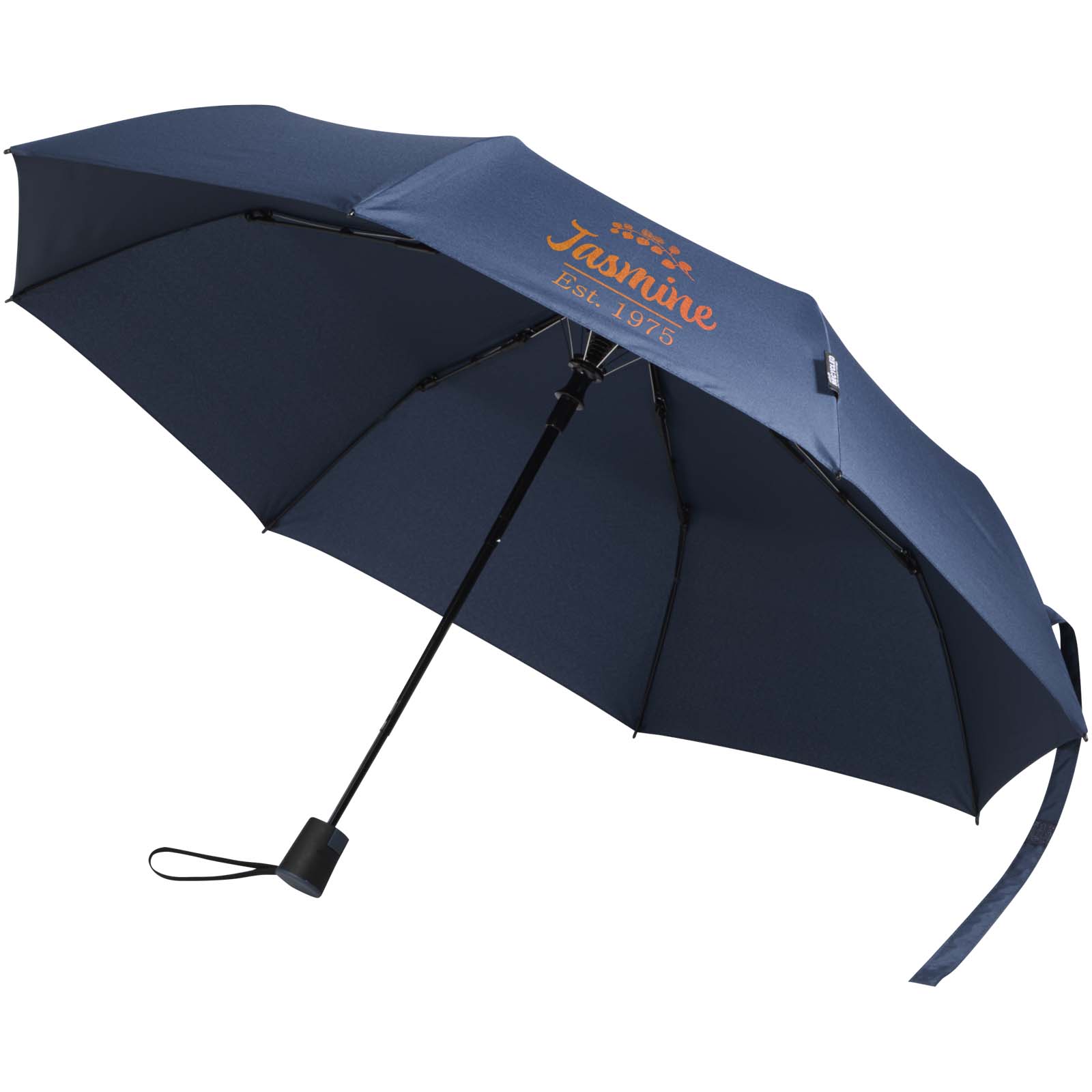 Agnes 21" faltbarer RPET-Regenschirm mit automatischer Öffnung
