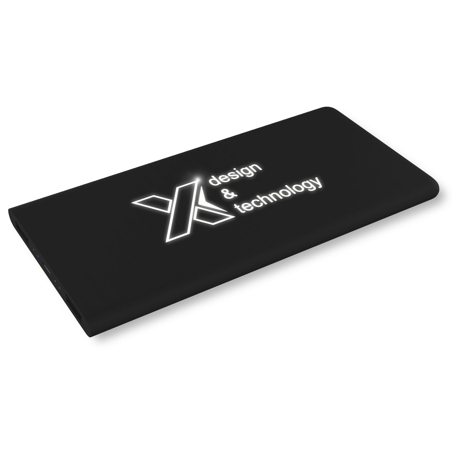 SCX.design P15 5000 mAh Powerbank mit Leuchtlogo