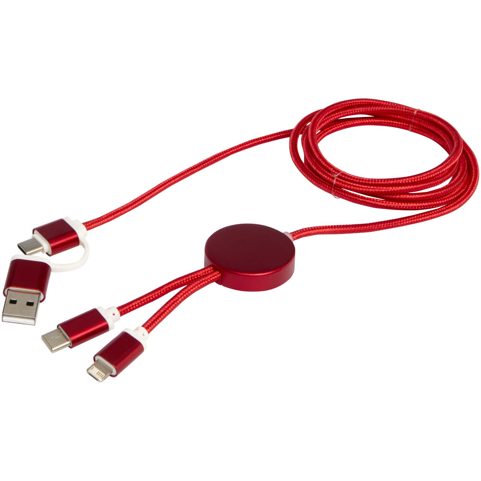 Alasia 150 cm 5-in-1 Kabel aus recyceltem Kunststoff für Datenübertragung und 27W Schnellladung