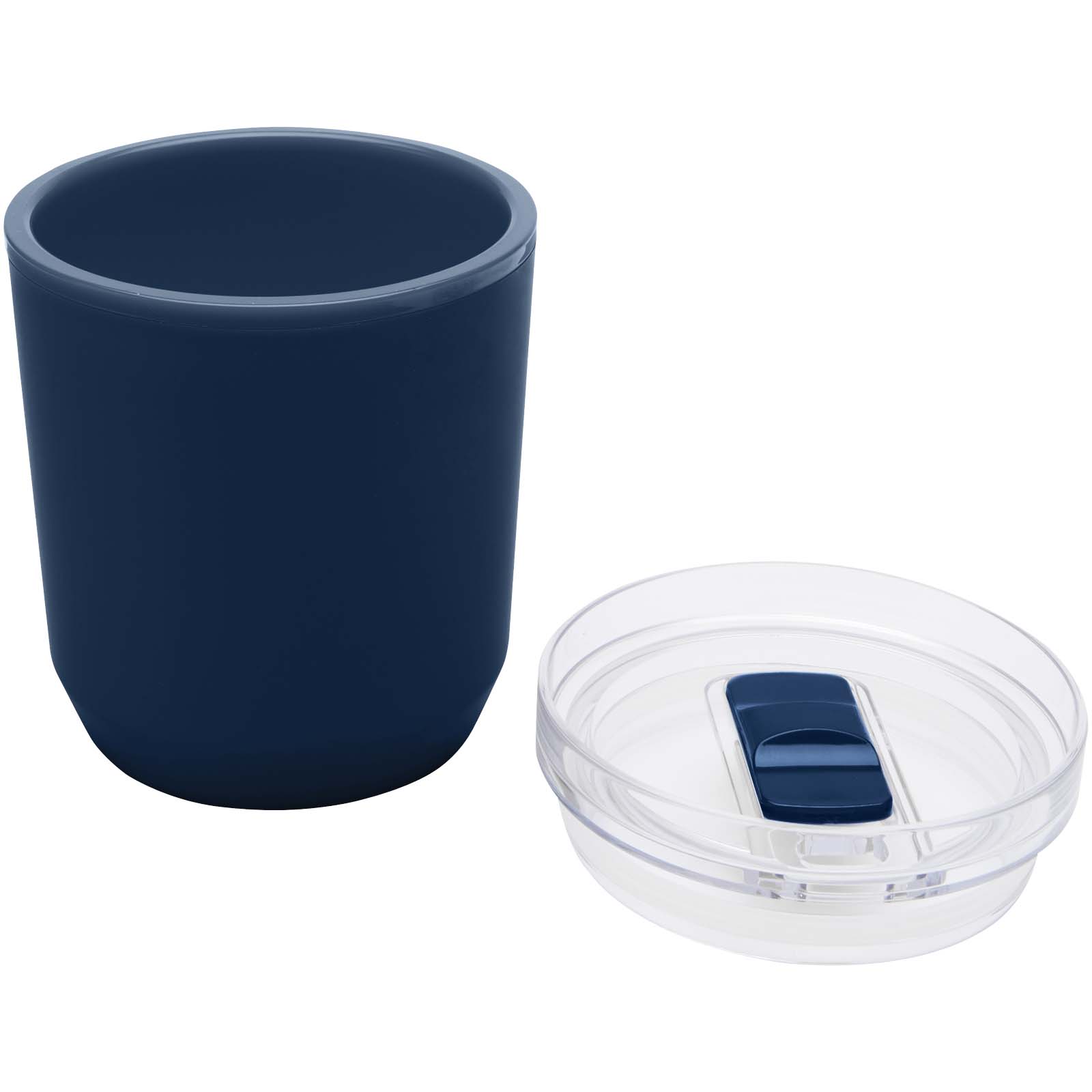 Hudson 180 ml doppelwandiger Becher aus recyceltem Kunststoff