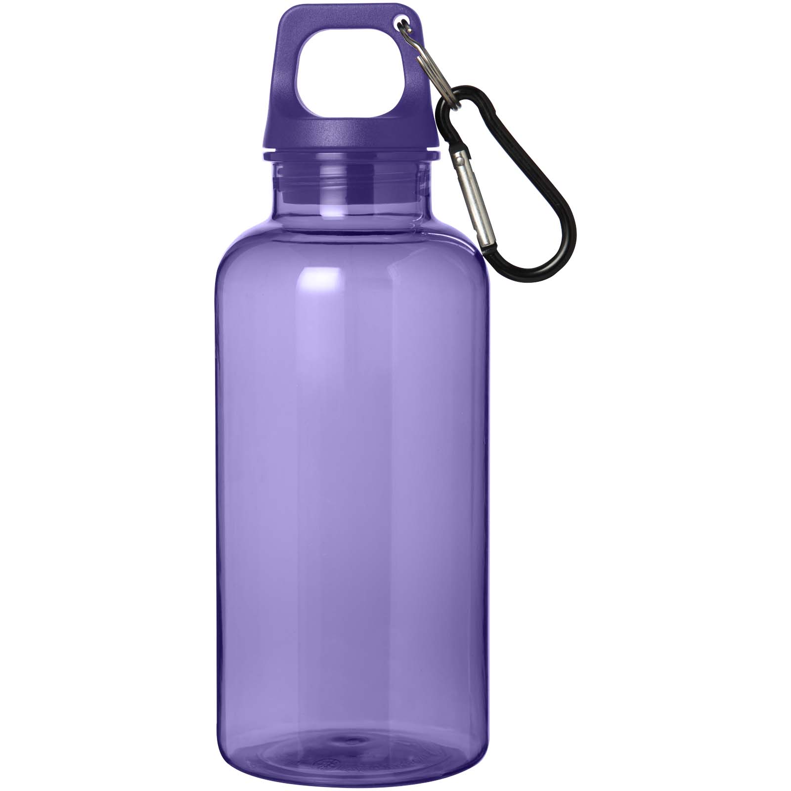 Oregon 400 ml RCS-zertifizierte Trinkflasche aus recyceltem Kunststoff mit Karabiner 