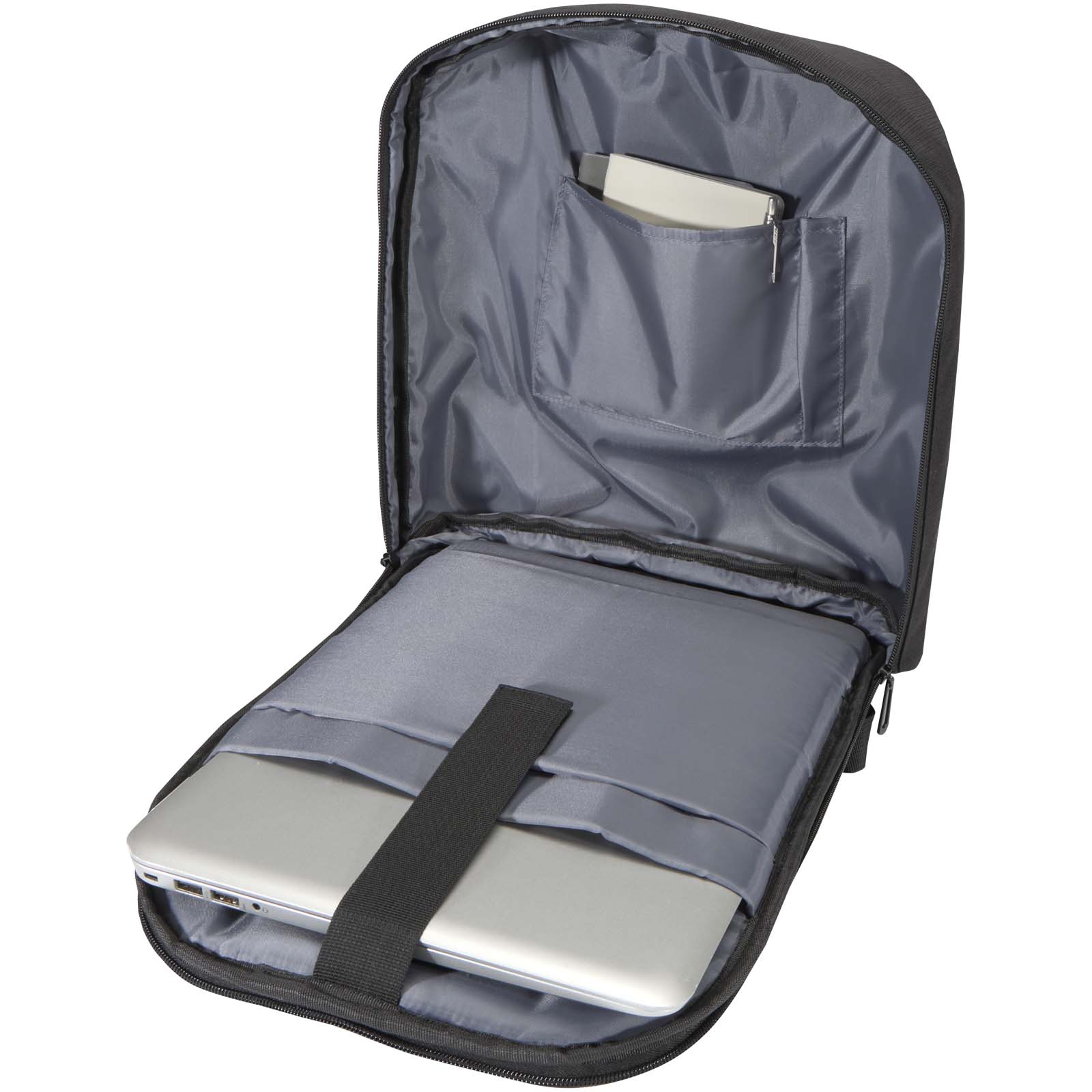 Luma 15" GRS Laptop-Rucksack aus recyceltem Material mit Diebstahlschutz 10L