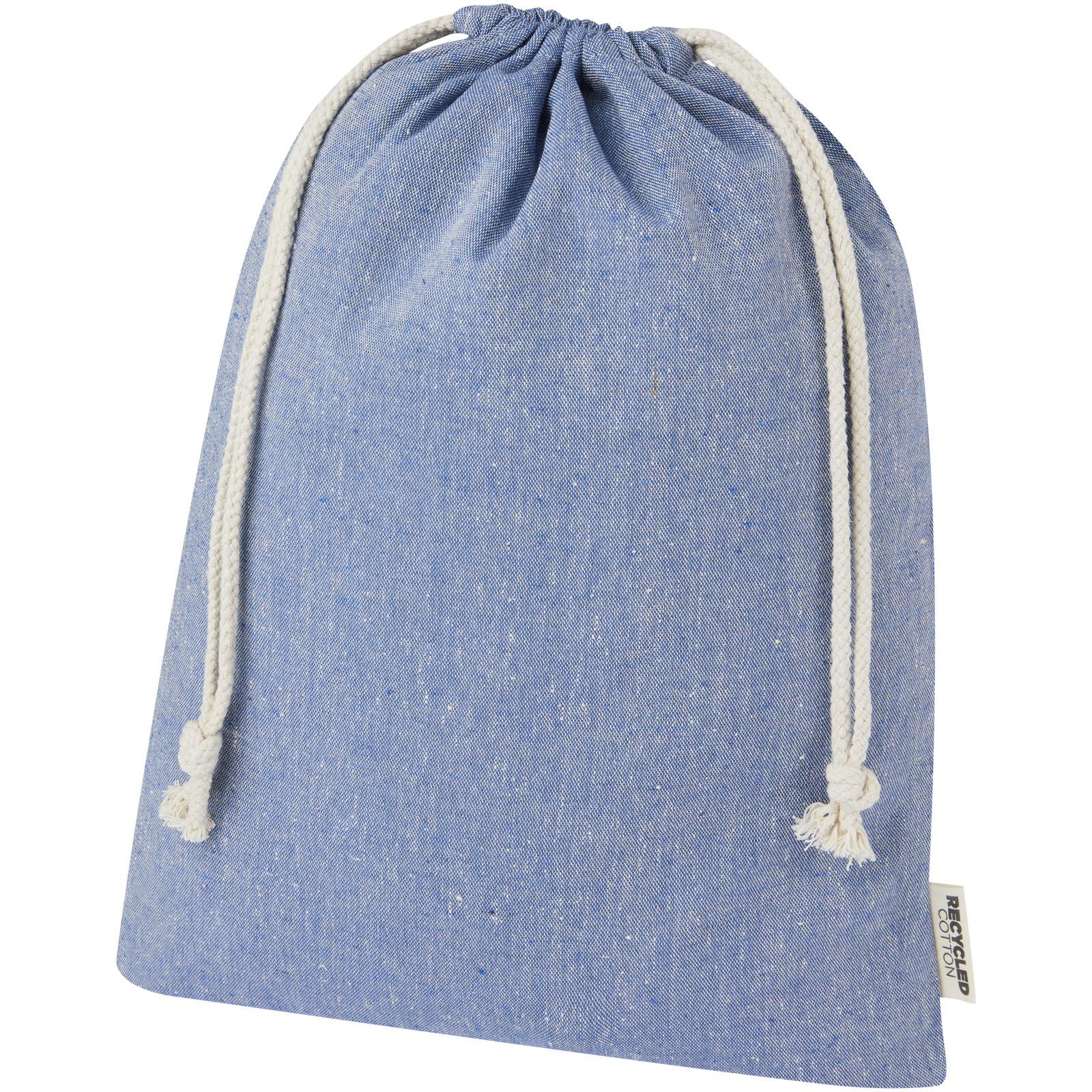 Pheebs 150 g/m² GRS Zuziehbeutel aus Recyclingbaumwolle groß 4 l Pheebs 150 g/m² GRS Zuziehbeutel aus Recyclingbaumwolle groß 4 l