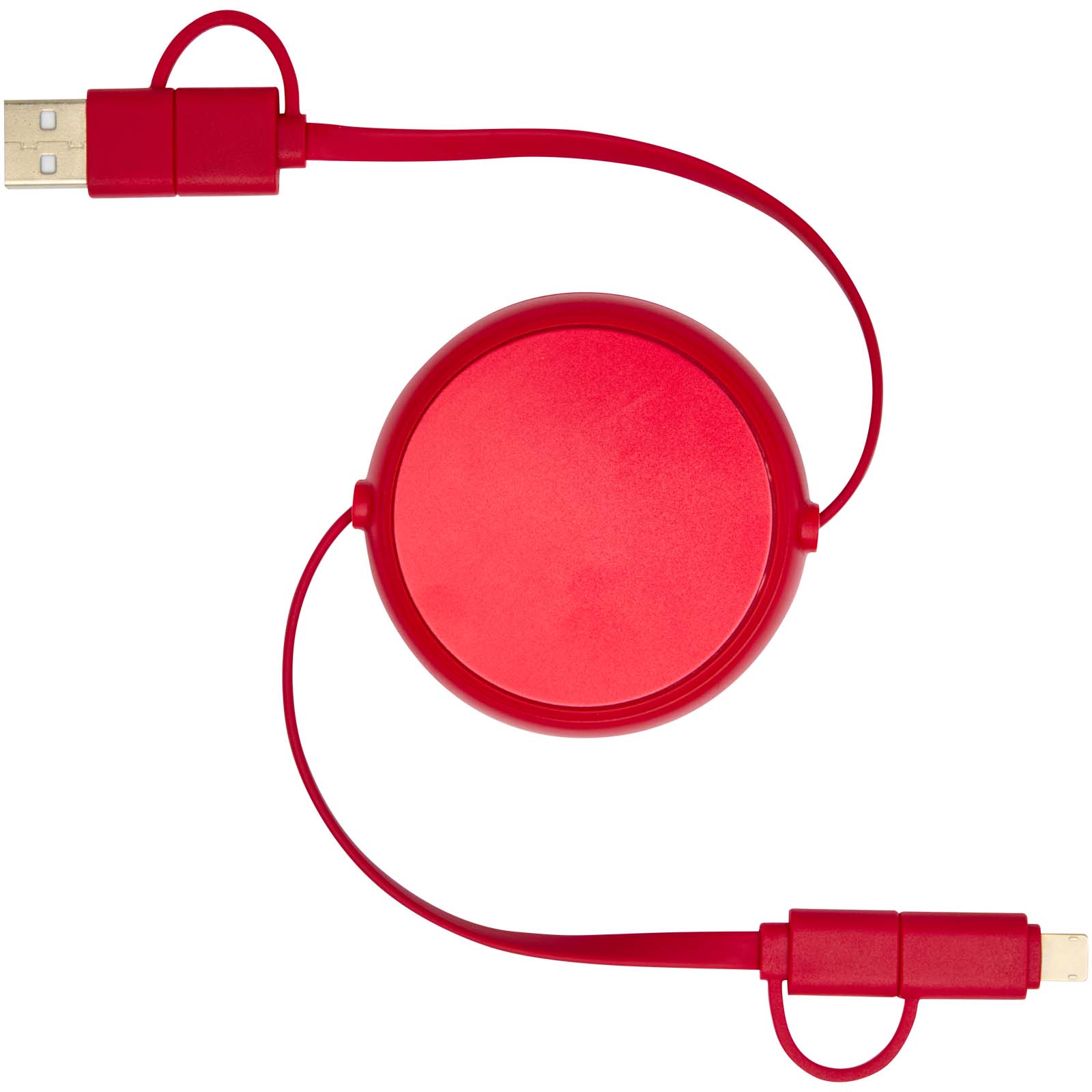 Alasia 100 cm 5-in-1 Kabel aus recyceltem Kunststoff und Aluminium, einziehbar, für Datenübertragung und mit 45W Schnellladun