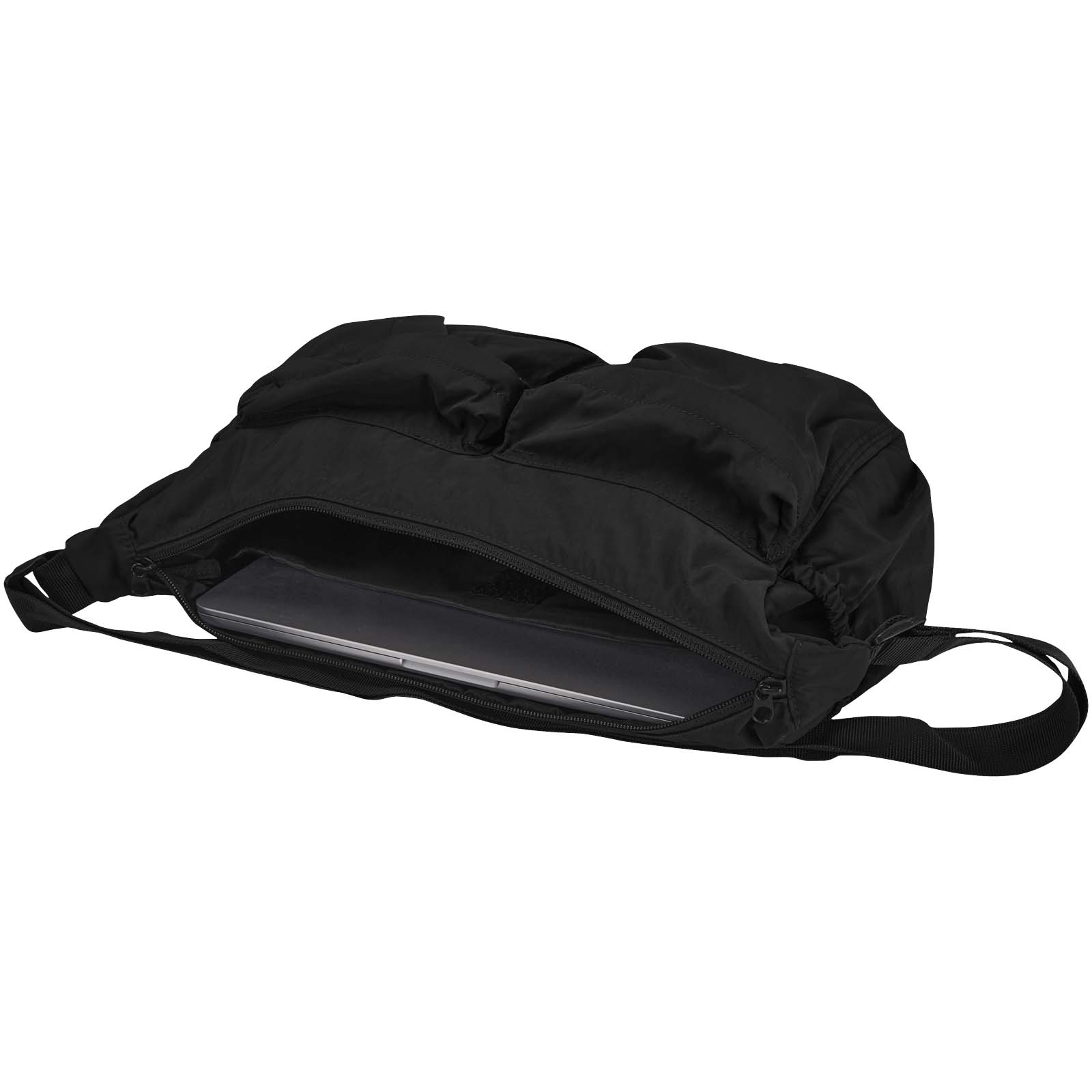 Calli 13" GRS Laptop Umhängetasche aus recyceltem Nylon