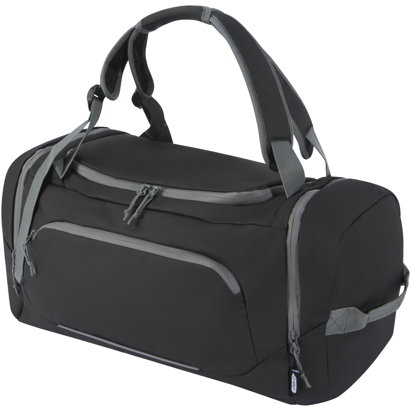 Aqua wasserabweisende Reisetasche aus GRS Recyclingmaterial 35 L Aqua wasserabweisende Reisetasche aus GRS Recyclingmaterial 35 L