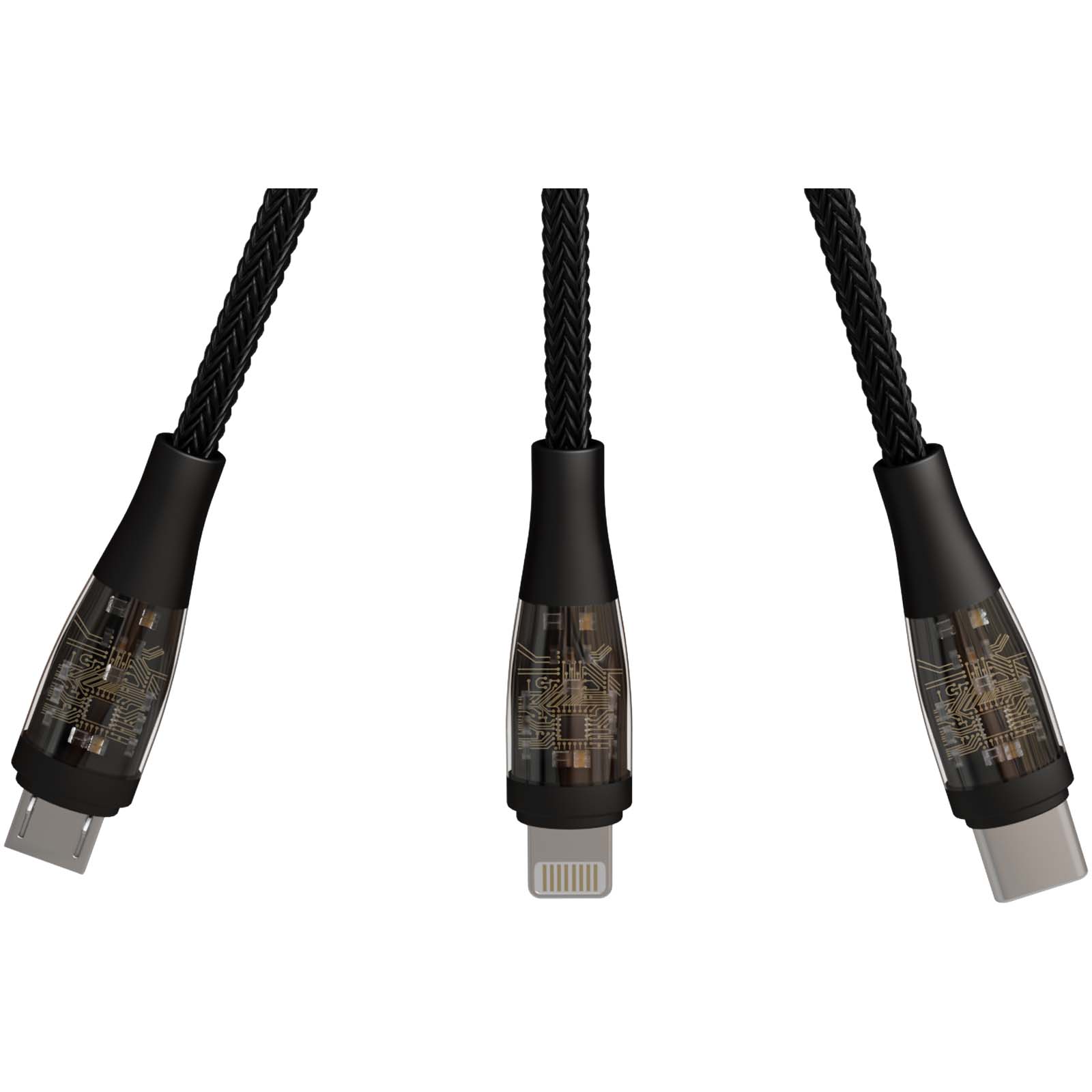 SCX.design C50 100 W/5 A 5-in-1 Schnellladekabel mit Digitalanzeige