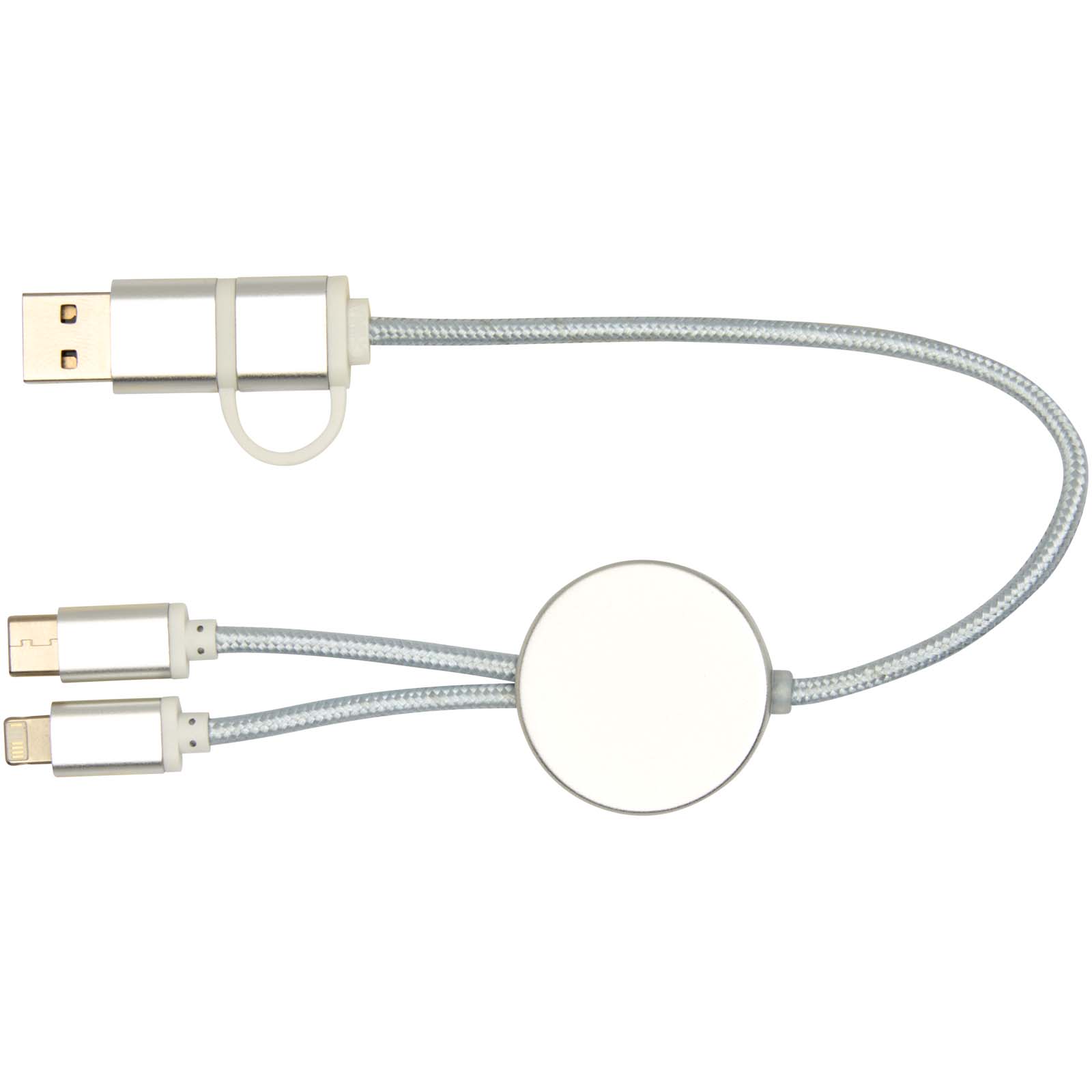 Alasia 30 cm 5-in-1 Kabel aus recyceltem Kunststoff für Datenübertragung und 27W Schnellladung