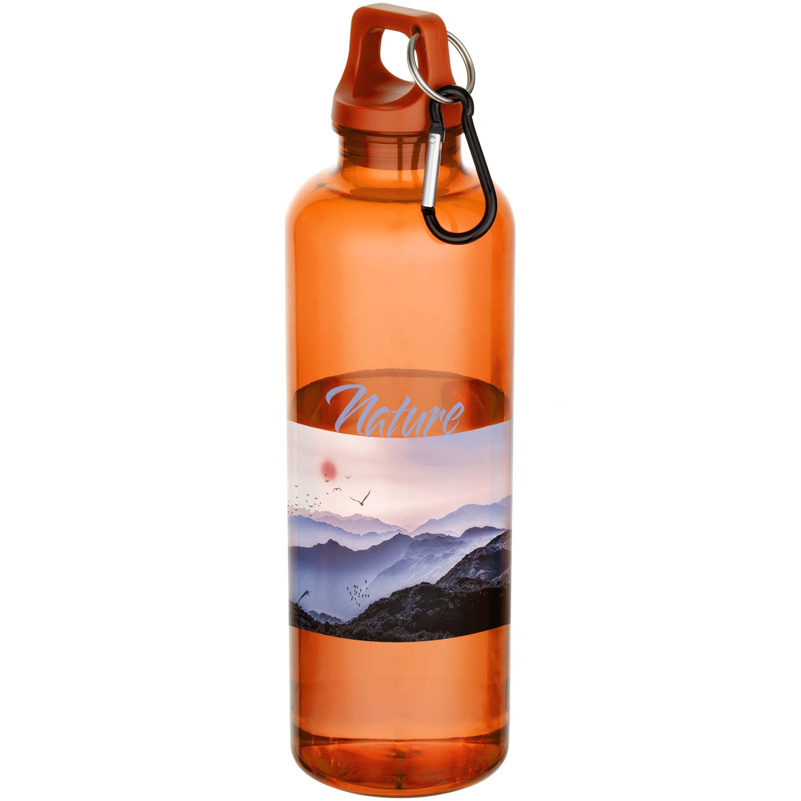 Oregon 750 ml RCS-zertifizierte Trinkflasche aus recyceltem Kunststoff mit Karabinerhaken