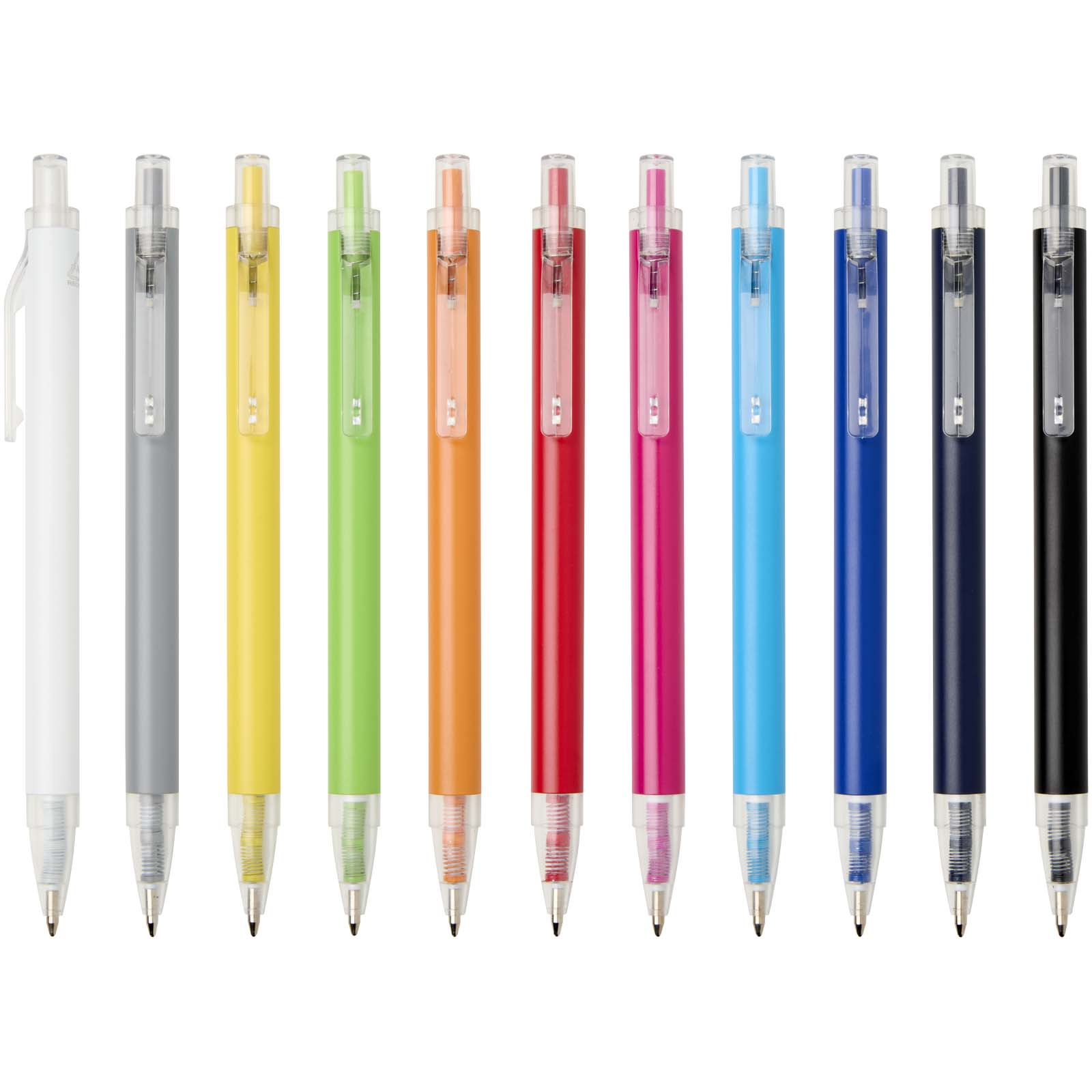 Spectrum Kugelschreiber aus recyceltem Aluminium blaue Tinte