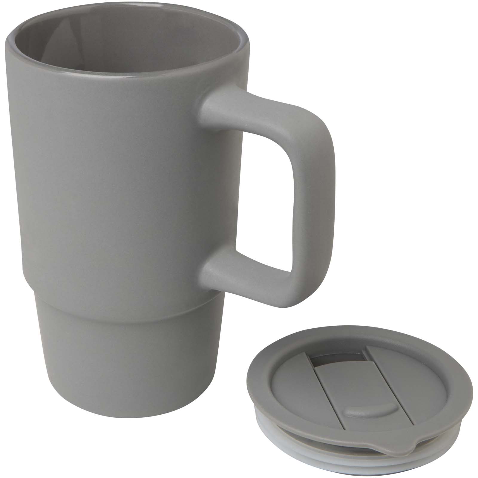 Carter 450 ml Keramiktasse mit Kunststoffdeckel