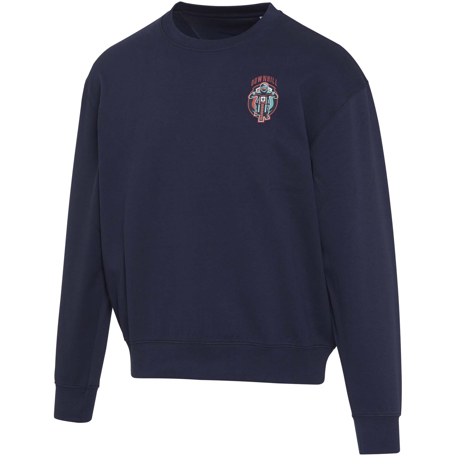 Boris Pullover mit Rundhalsausschnitt in Übergröße aus recycelter 280 g/m2 Bio Baumwolle (OCS), unisex