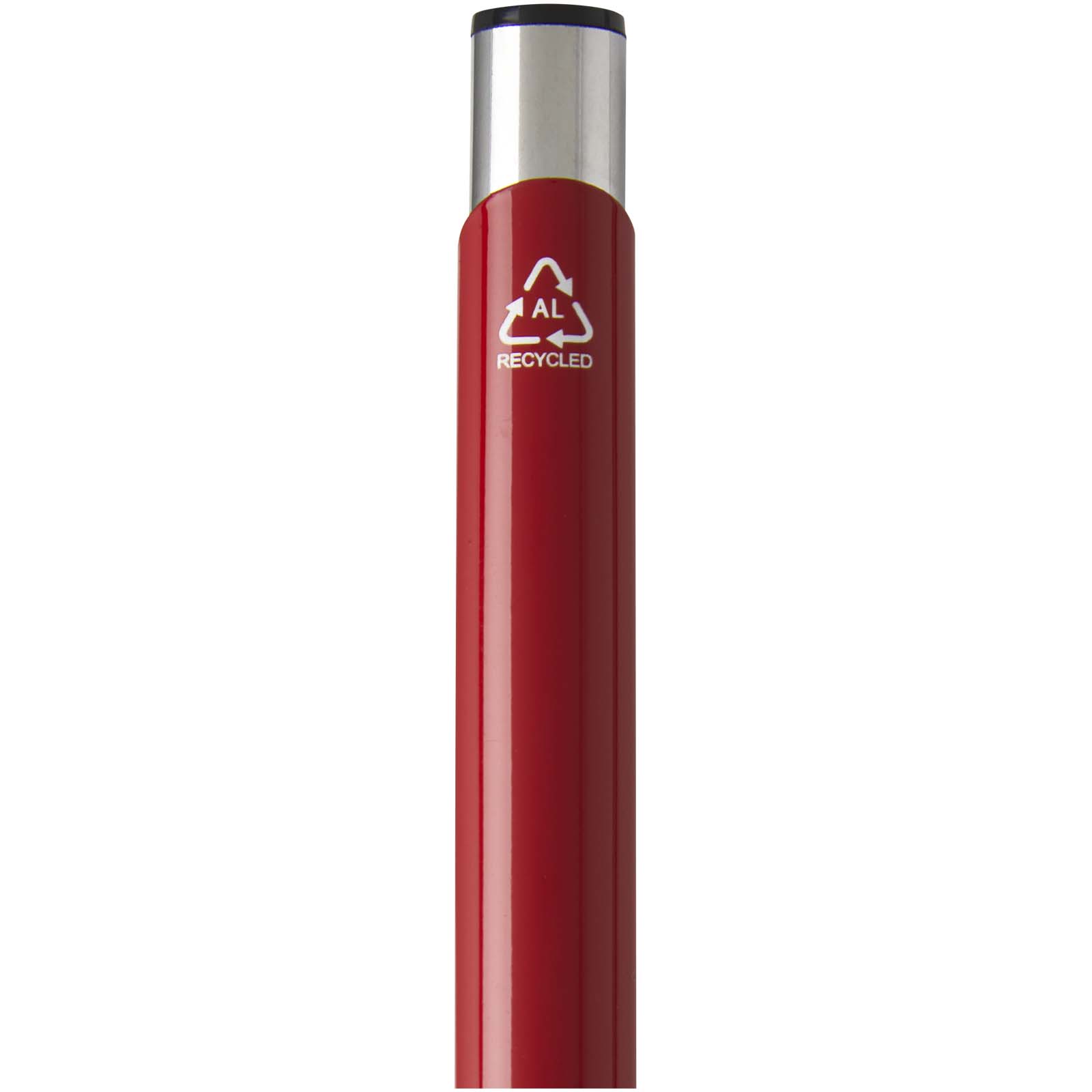Moneta Kugelschreiber aus recyceltem Aluminium (blaue Mine)