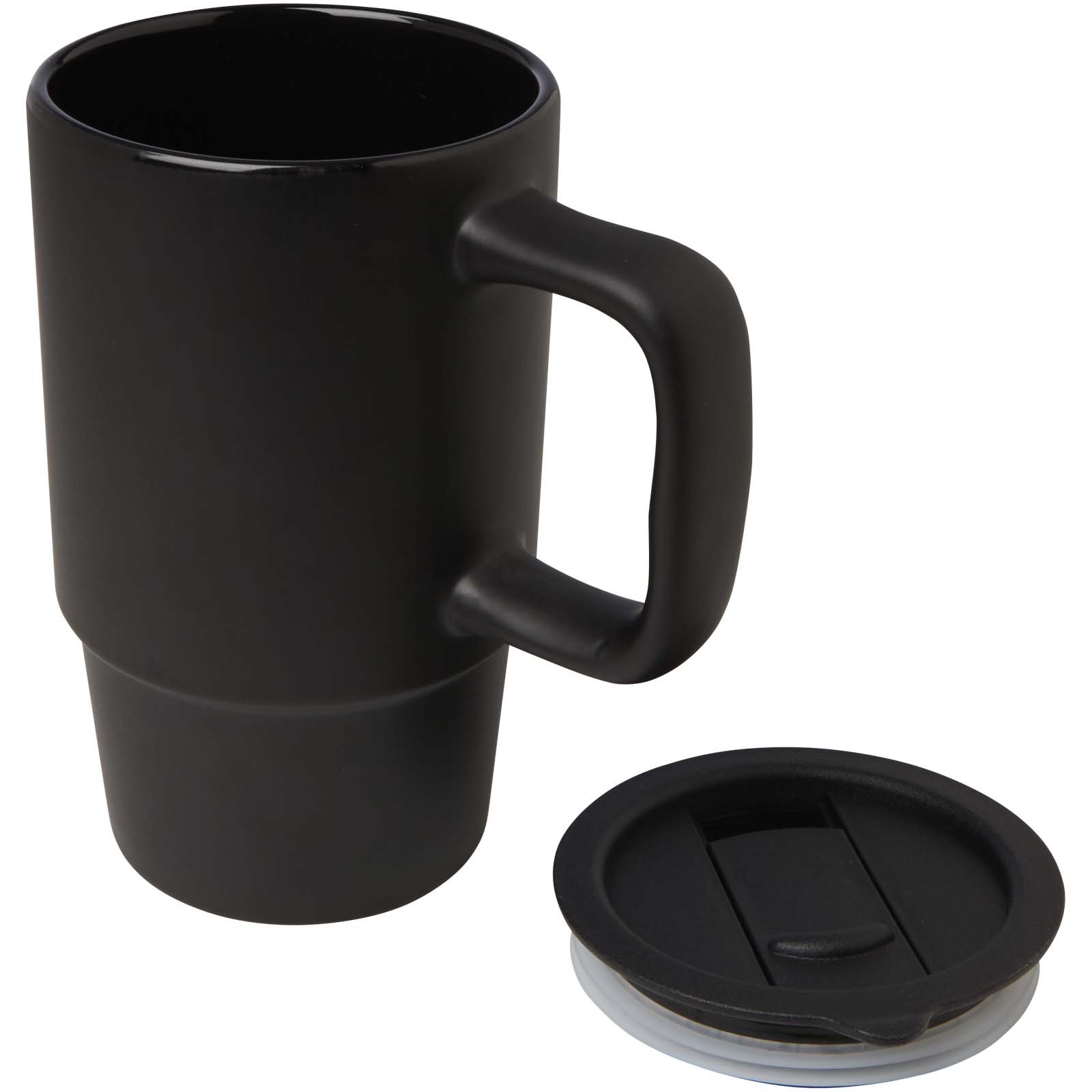 Carter 450 ml Keramiktasse mit Kunststoffdeckel