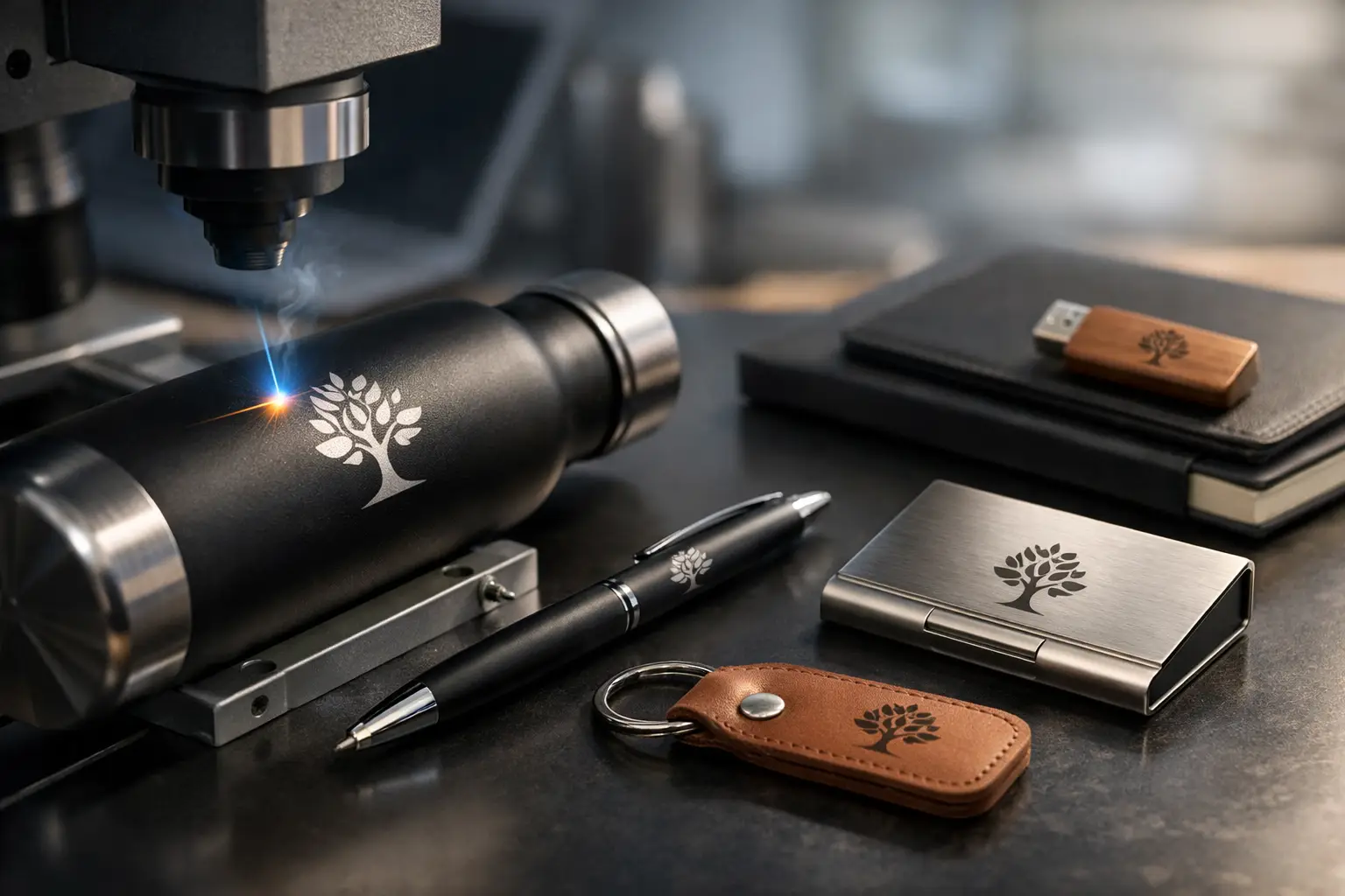 Werbeartikel mit Lasergravur: hochwertig, präzise und dauerhaft