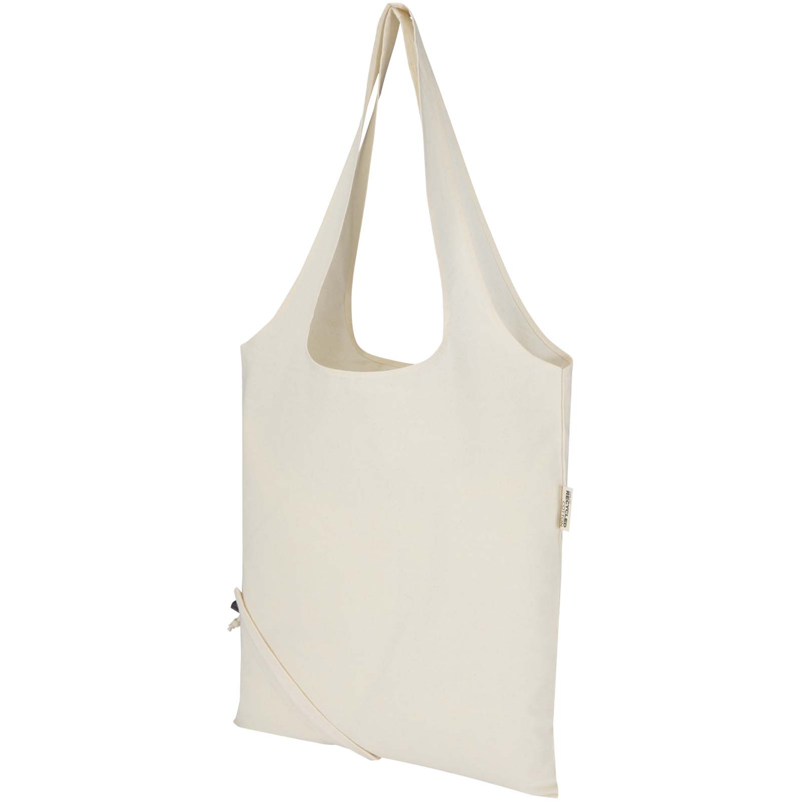 Madras Blend 140 g/m², GRS-zertifizierte, faltbare Baumwoll Tragetasche, 7 l