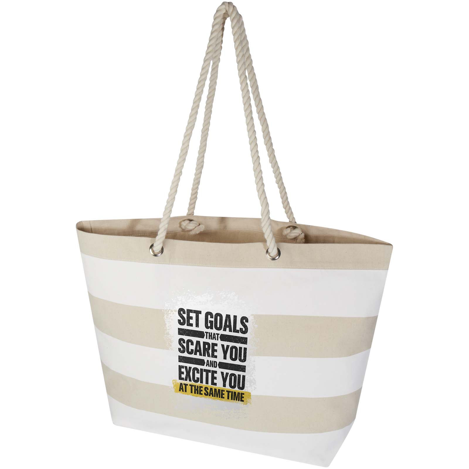 Florida 270 g/m² Strandtragetasche aus recyceltem GRS-Material