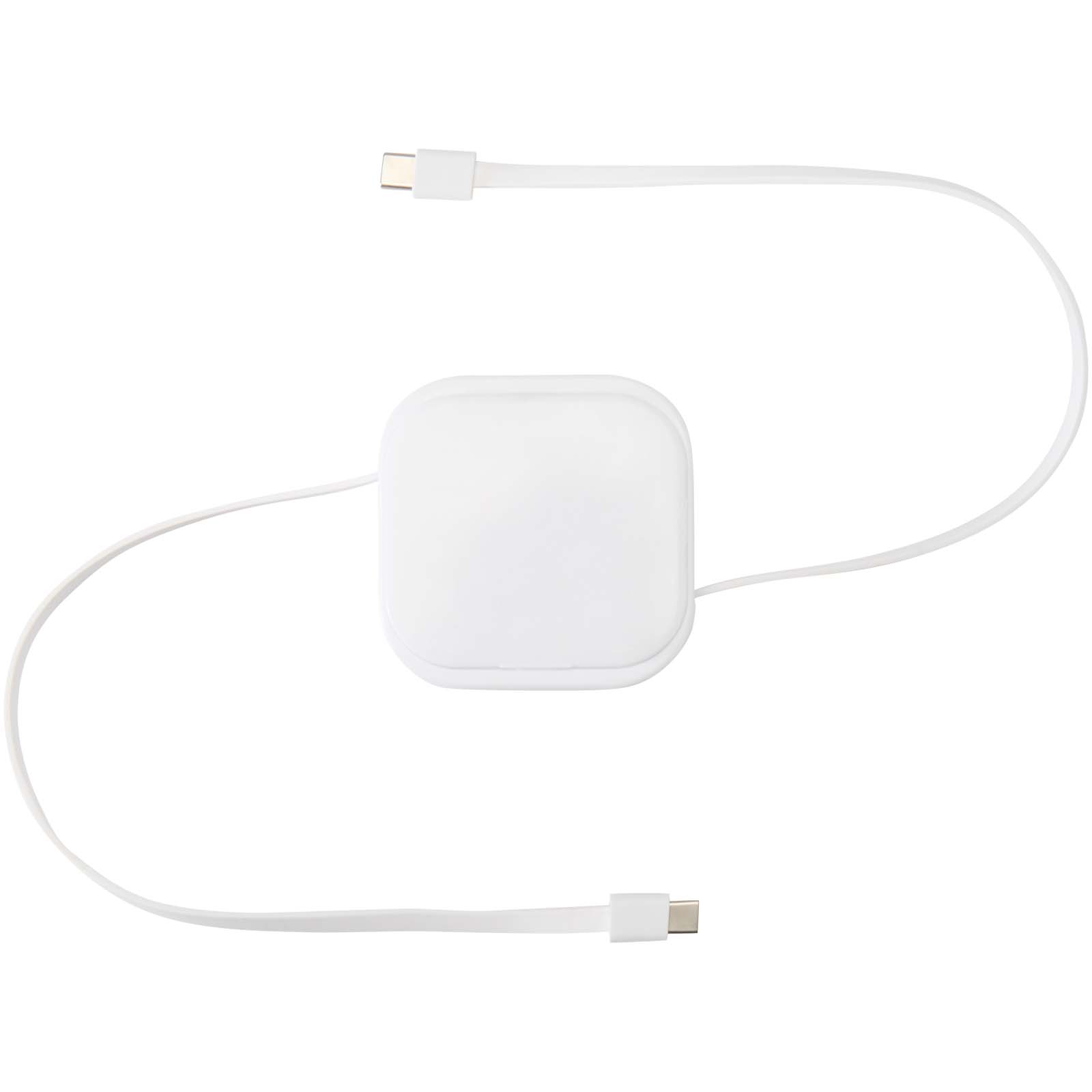 Gloas Aufrollbares 5 in 1 Kabel aus Recyclingmaterial mit Datensynchronisierung und 100 W Schnellladefunktion sowie Smartphon