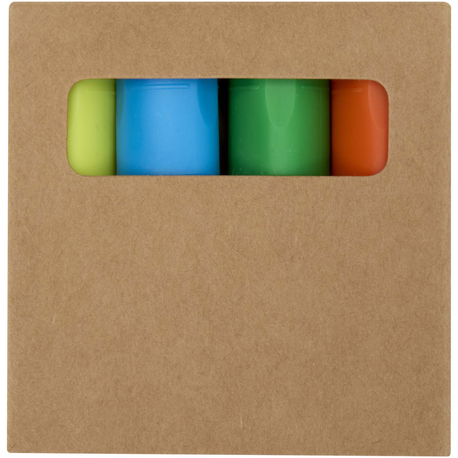 Mini Textmarker Set aus recyceltem Kunststoff