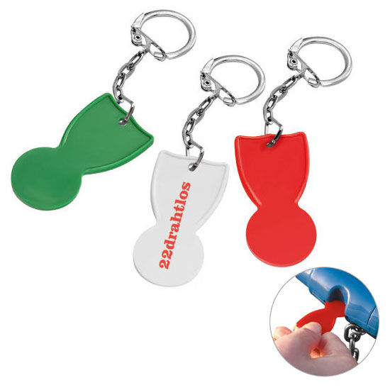 Einkaufswagenlöser in 1€ Größe