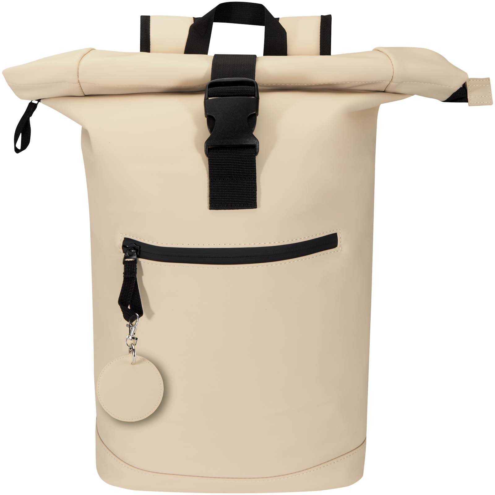Resi Plus GRS recycelter runder Charm Schlüsselanhänger