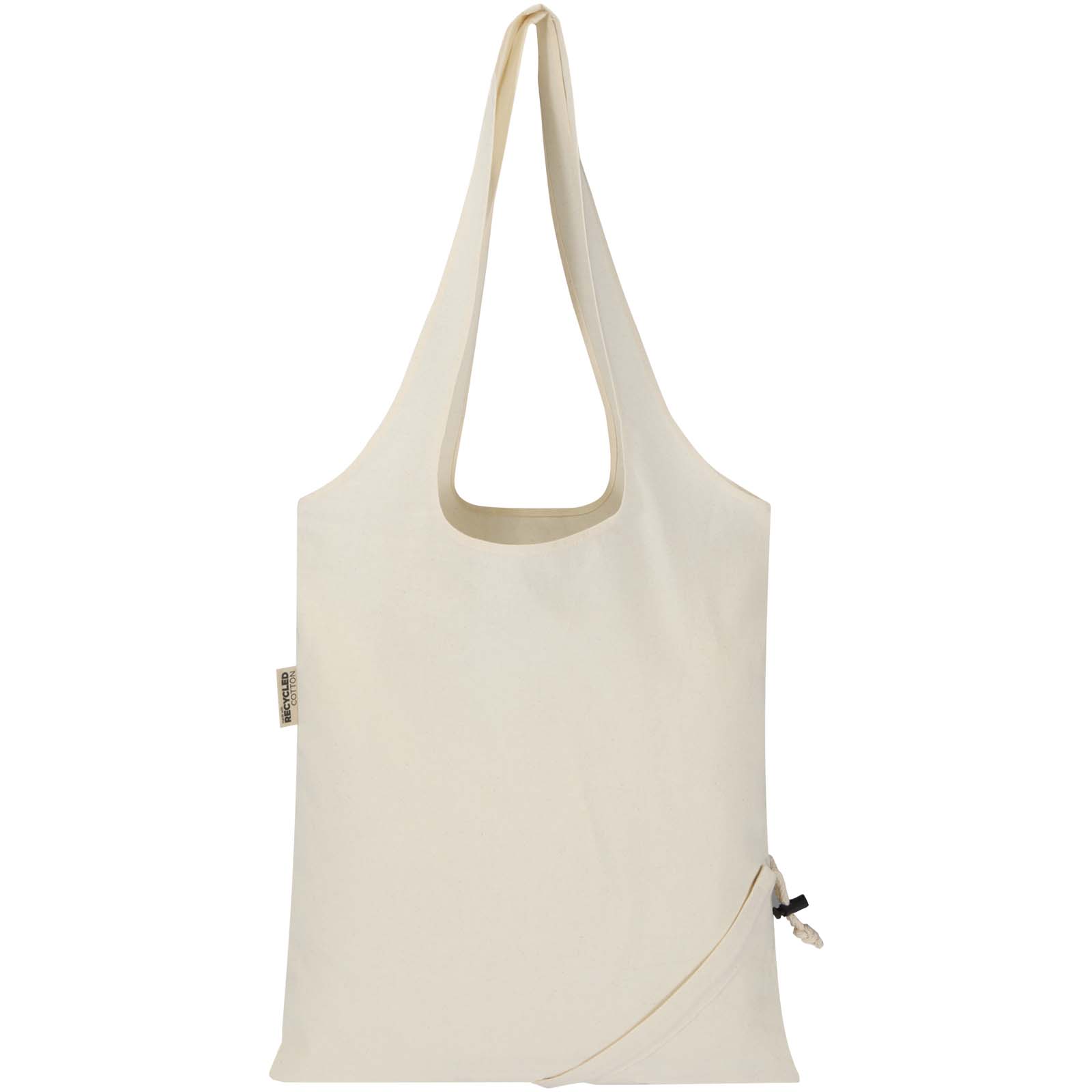 Madras Blend 140 g/m², GRS-zertifizierte, faltbare Baumwoll Tragetasche, 7 l