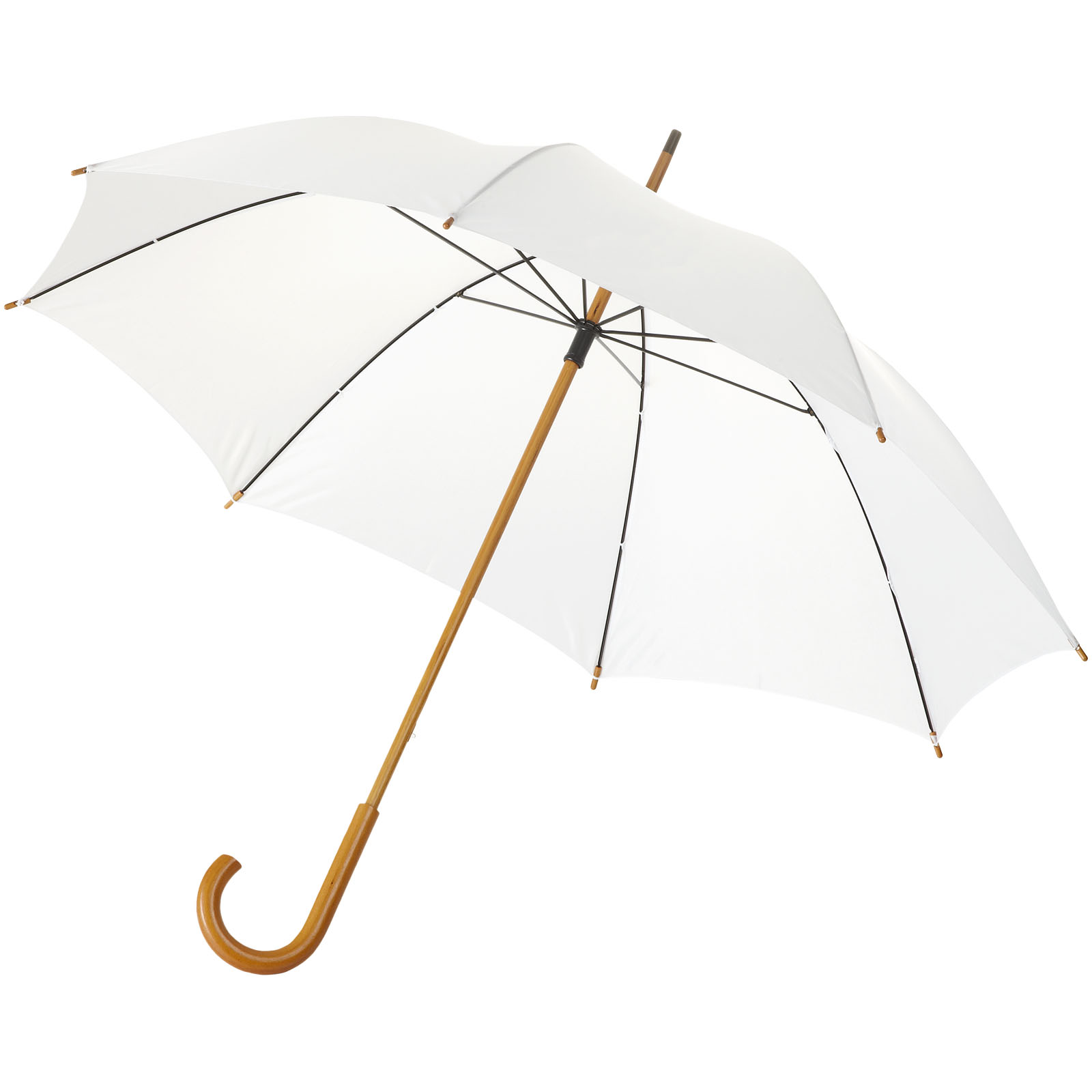 Jova 23" Regenschirm mit Holzstange und -griff Jova 23" Regenschirm mit Holzstange und -griff