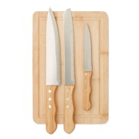 Sharp Chef - Schneidebrett mit Messern